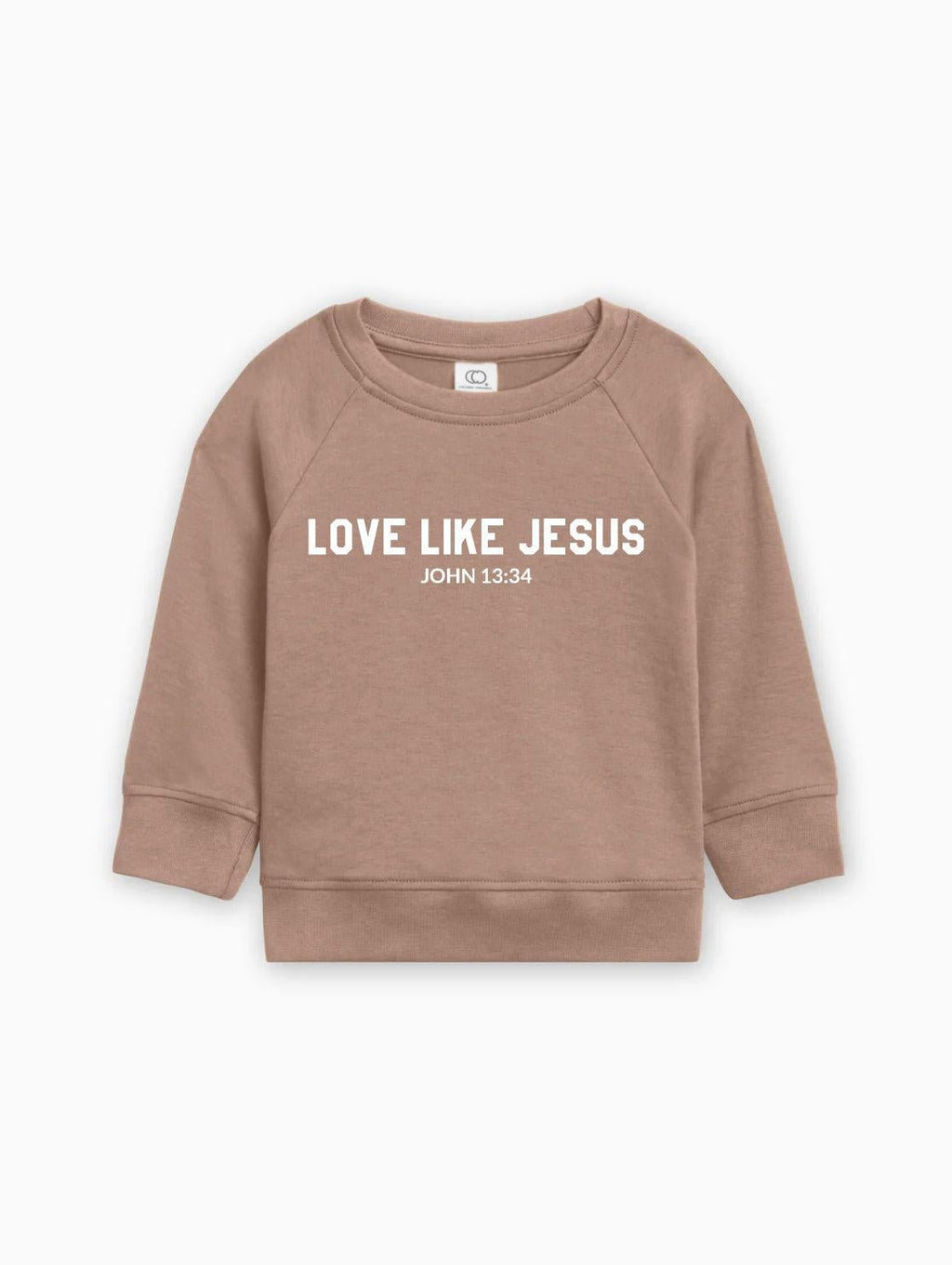 Love Like Jesus Christian Organic Cotton Toddler Kids Pullover - Two & Gathered