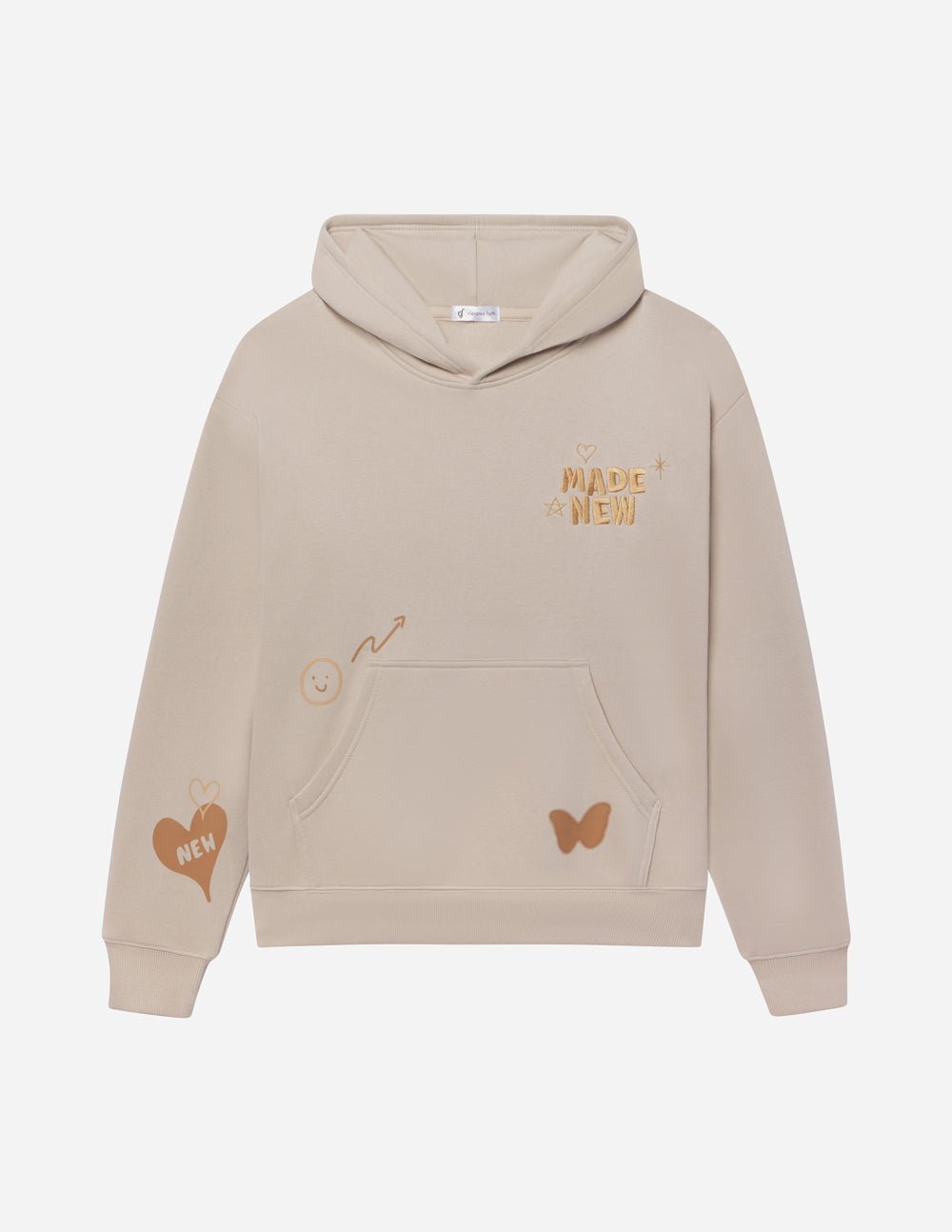 Made New Cream Unisex Hoodie - Two & Gathered