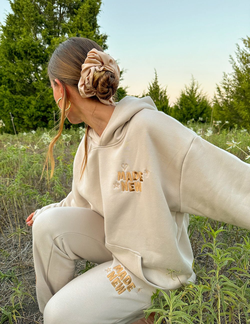 Made New Cream Unisex Hoodie - Two & Gathered