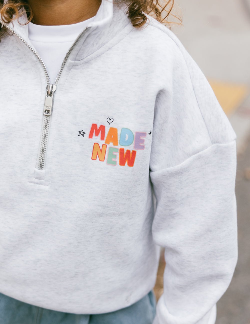 Made New Kids Half - Zip - Two & Gathered