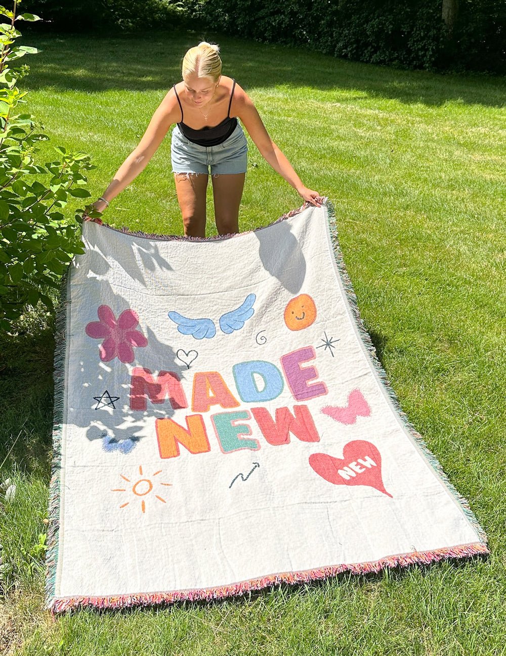 Made New Throw Blanket - Two & Gathered