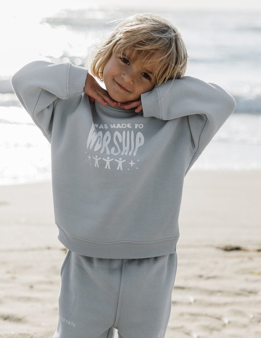 Made To Worship Kids Crewneck - Two & Gathered