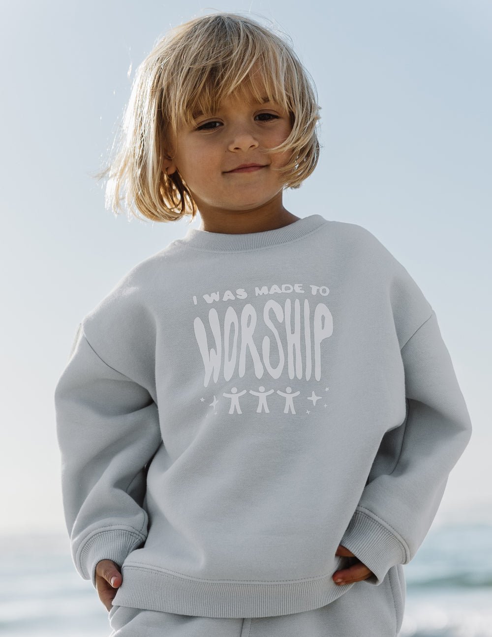 Made To Worship Kids Crewneck - Two & Gathered