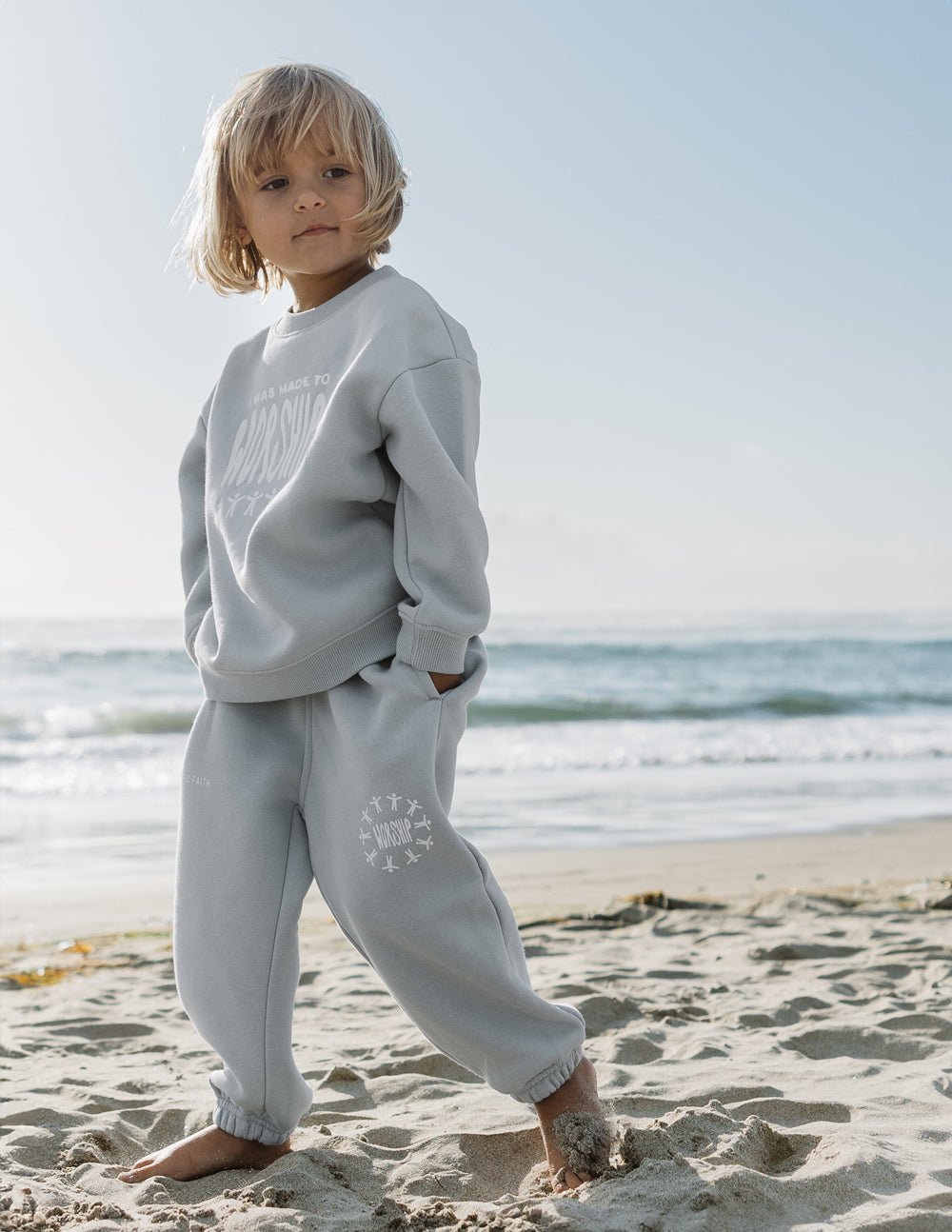 Made To Worship Kids Sweatpant - Two & Gathered