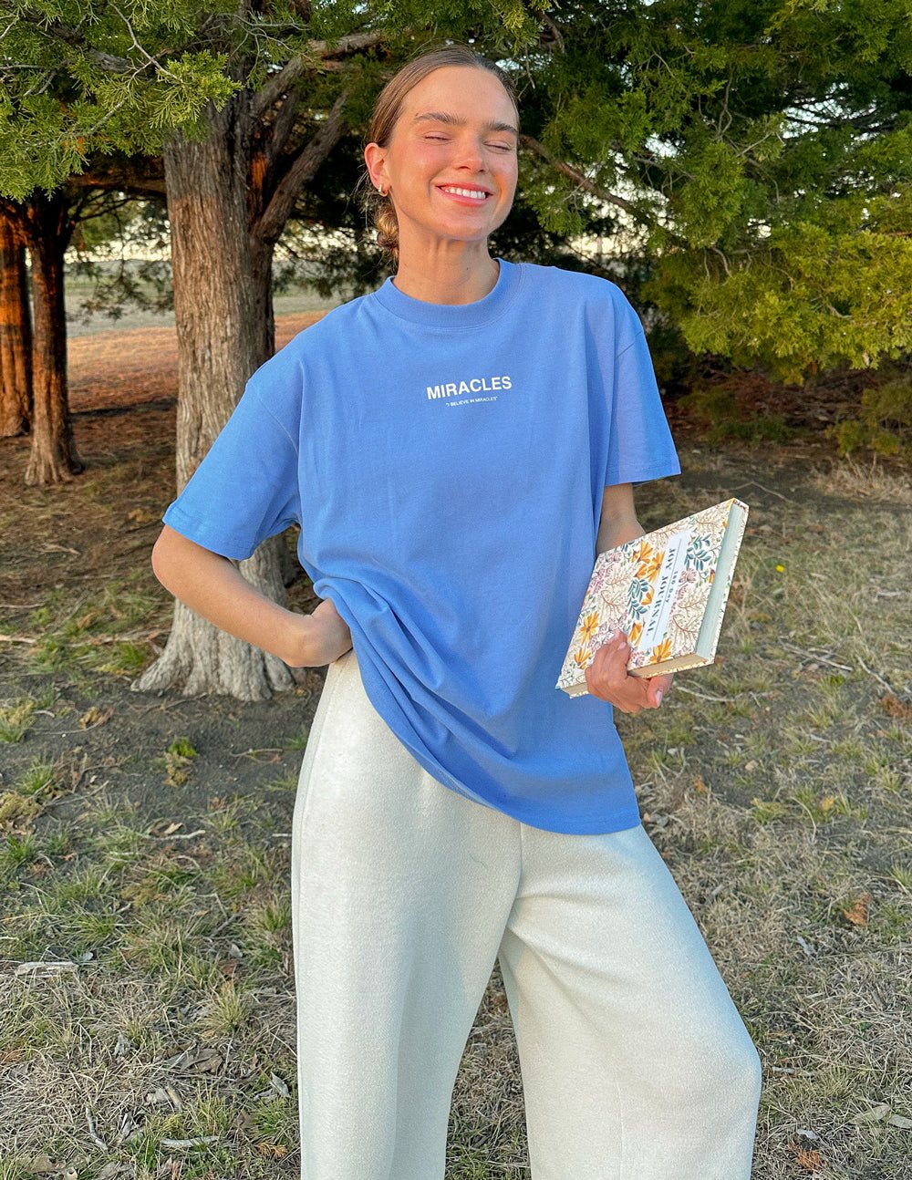 Miracles Blue Unisex Tee - Two & Gathered