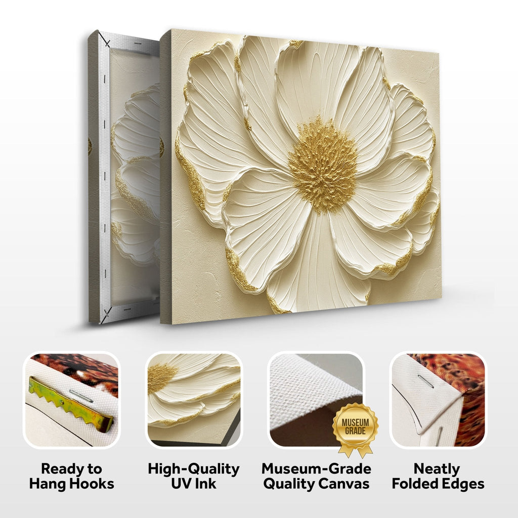Modern Abstract Flower Wall Art - Two & Gathered