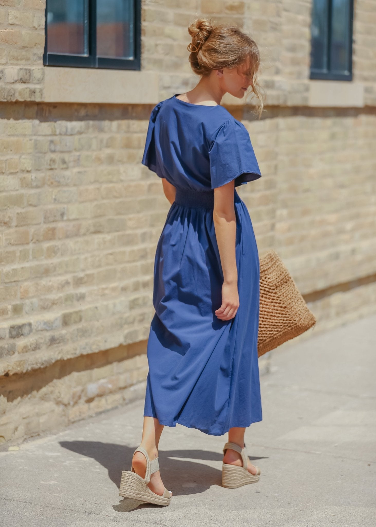 Montie Flutter Sleeve Maxi Dress - Two & Gathered