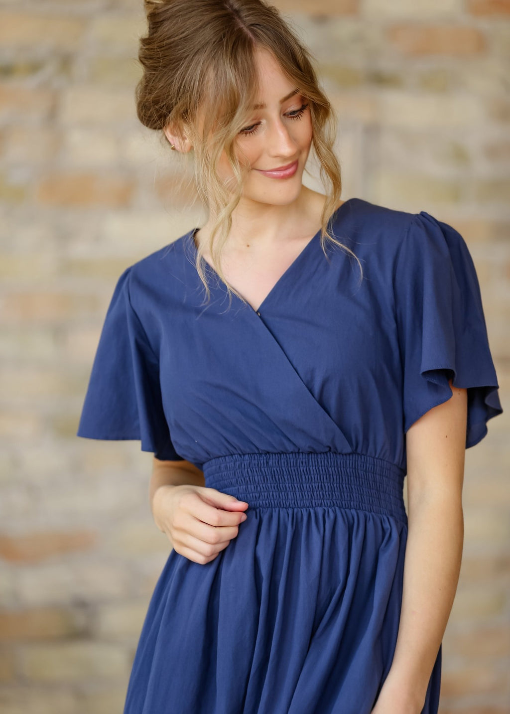 Montie Flutter Sleeve Maxi Dress - Two & Gathered