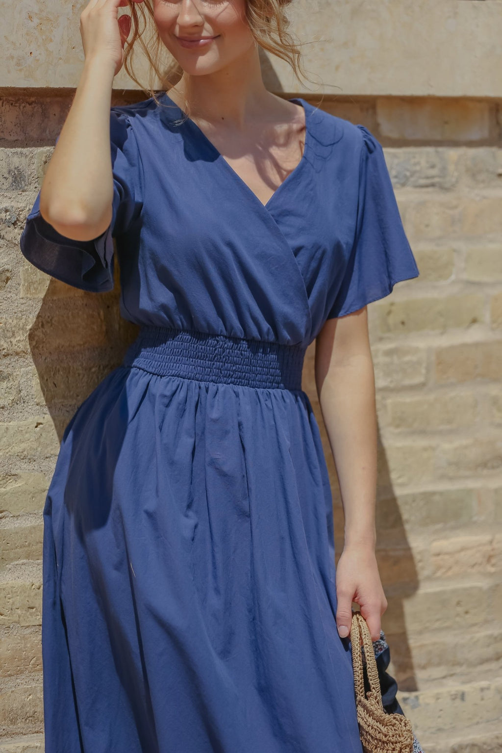 Montie Flutter Sleeve Maxi Dress - Two & Gathered