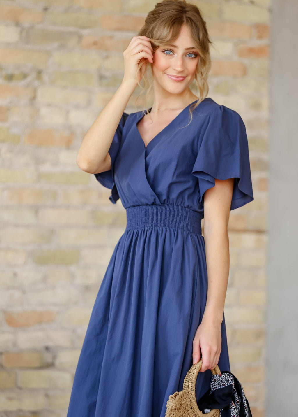 Montie Flutter Sleeve Maxi Dress - Two & Gathered