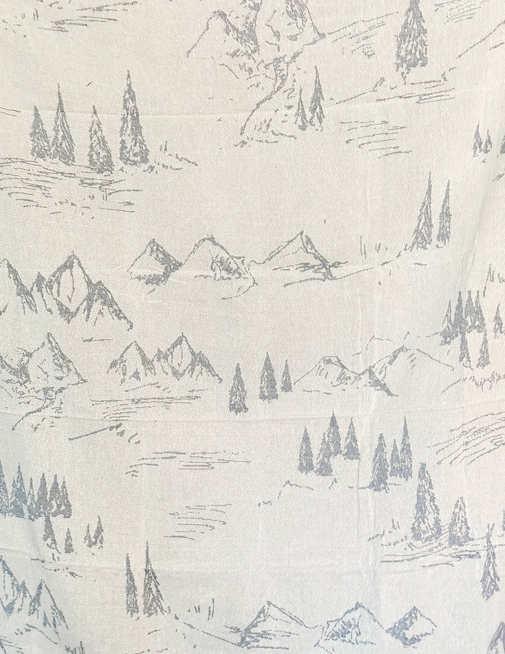 Mountainscape Throw Blanket - Two & Gathered