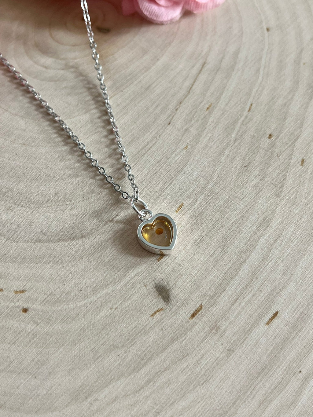 Mustard Seed Heart Necklace in Gold and Silver – Christian Faith Jewelry for Women - Two & Gathered