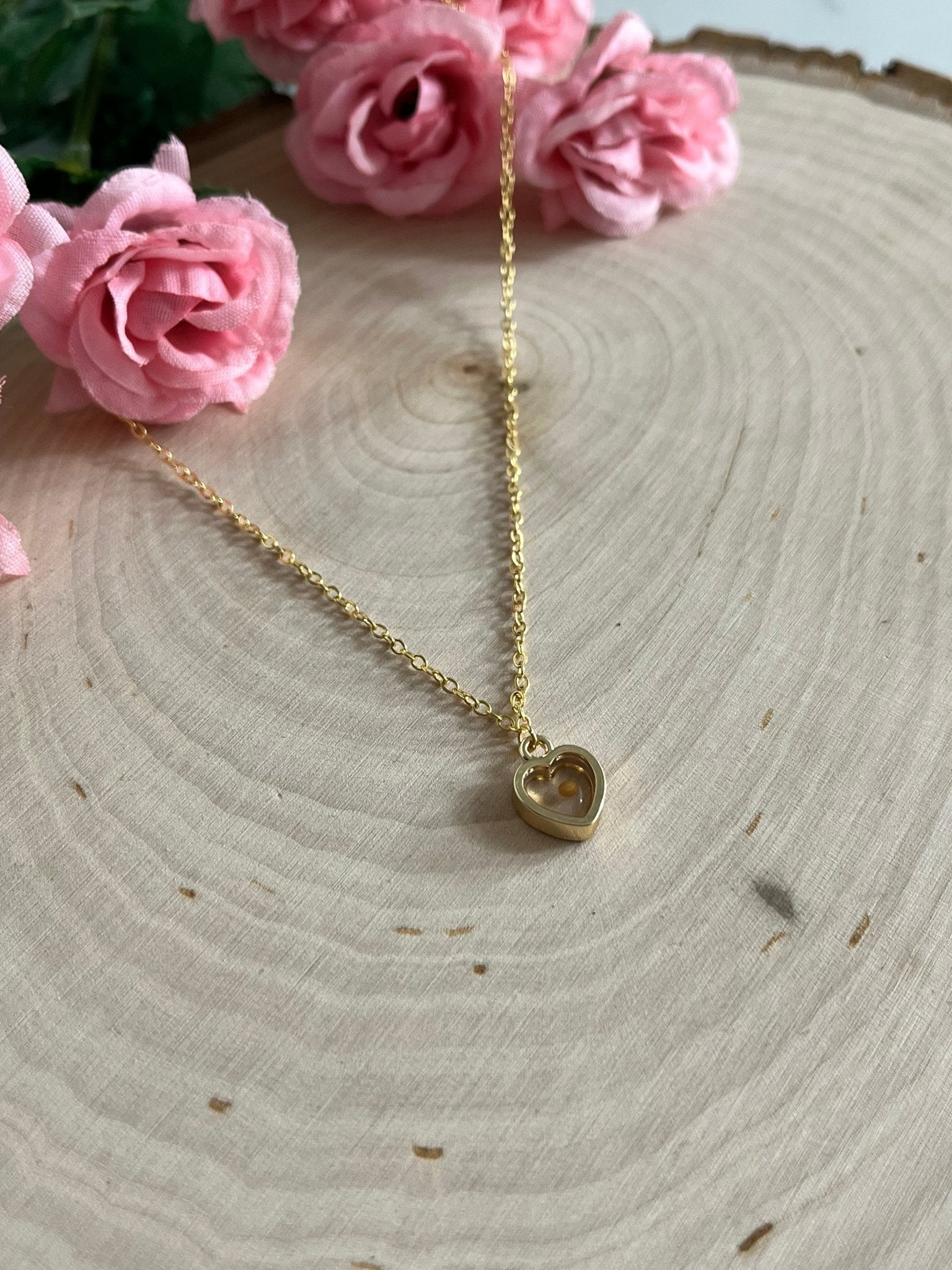 Mustard Seed Heart Necklace in Gold and Silver – Christian Faith Jewelry for Women - Two & Gathered