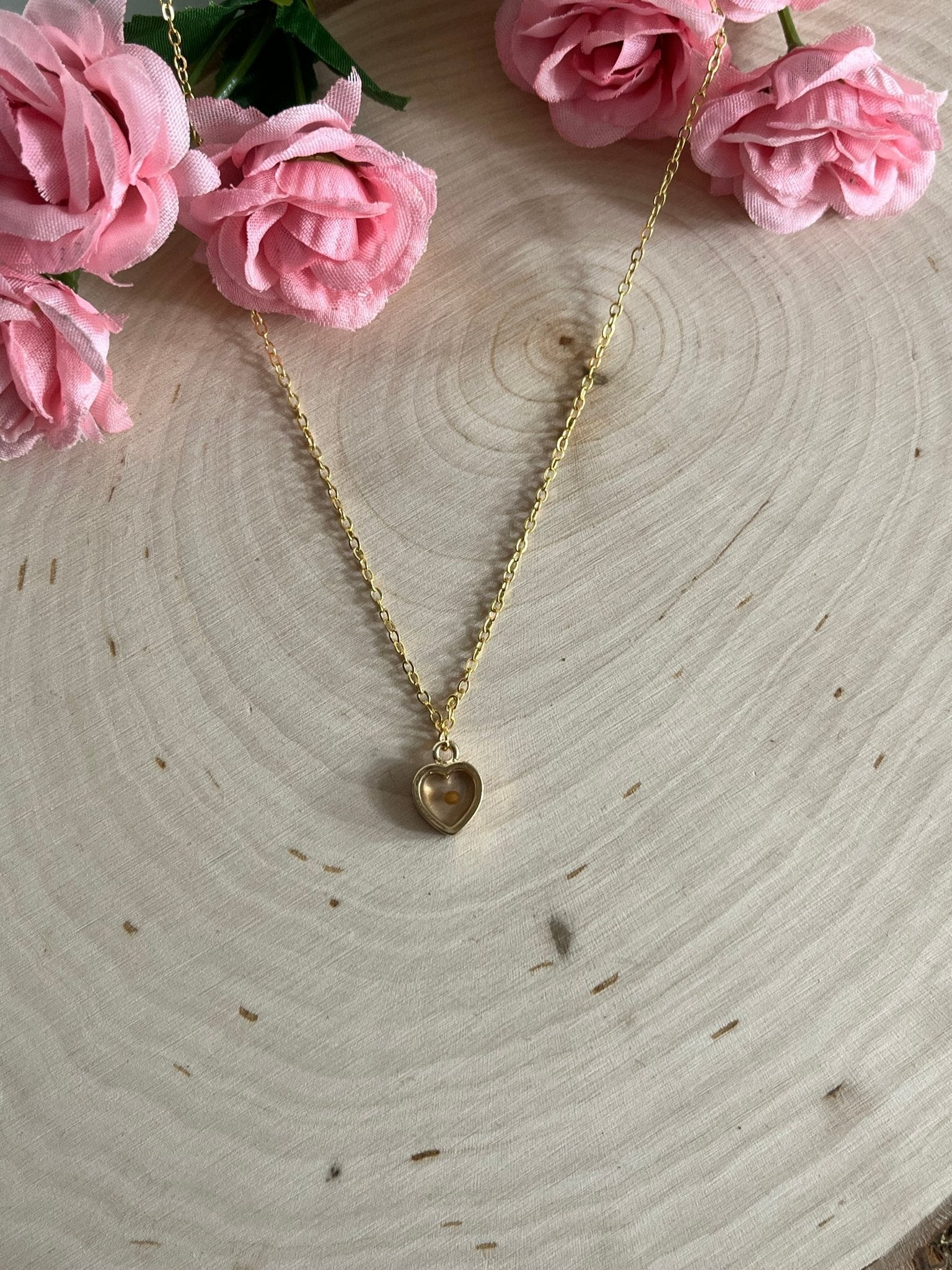 Mustard Seed Heart Necklace in Gold and Silver – Christian Faith Jewelry for Women - Two & Gathered