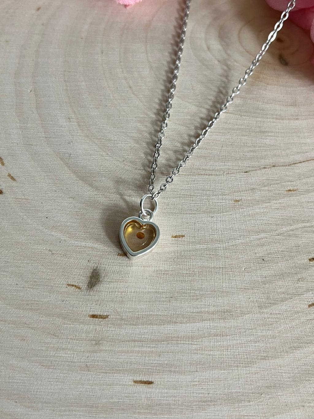 Mustard Seed Heart Necklace in Gold and Silver – Christian Faith Jewelry for Women - Two & Gathered