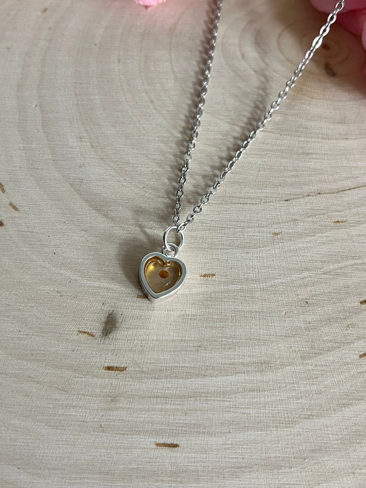 Mustard Seed Heart Necklace in Gold and Silver – Christian Faith Jewelry for Women - Two & Gathered