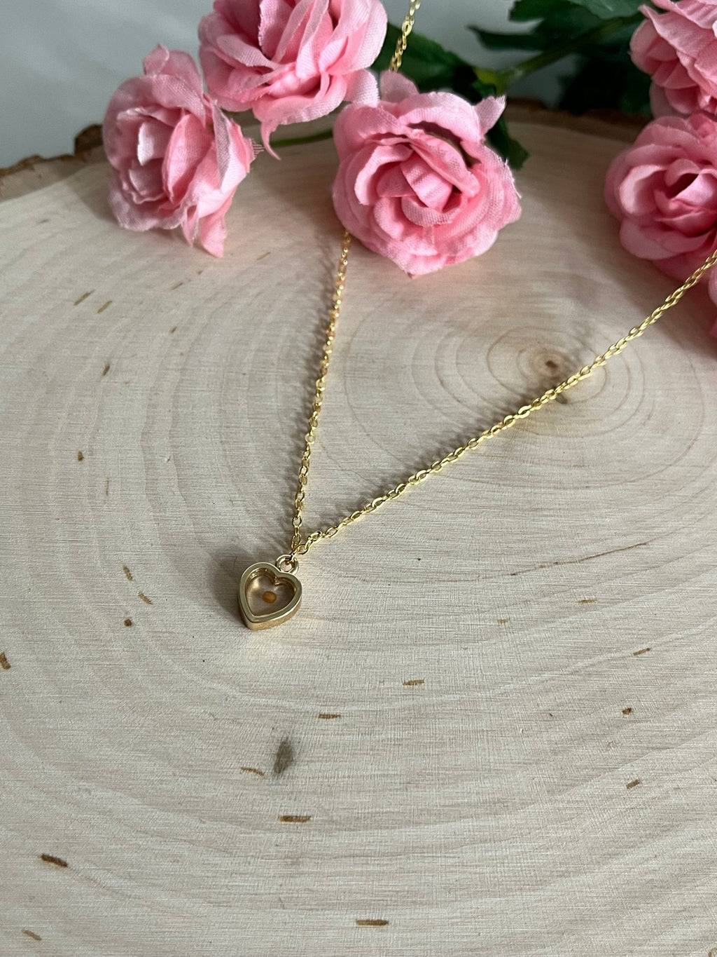 Mustard Seed Heart Necklace in Gold and Silver – Christian Faith Jewelry for Women - Two & Gathered