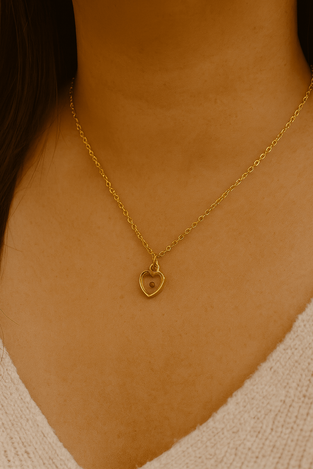 Mustard Seed Heart Necklace in Gold and Silver – Christian Faith Jewelry for Women - Two & Gathered