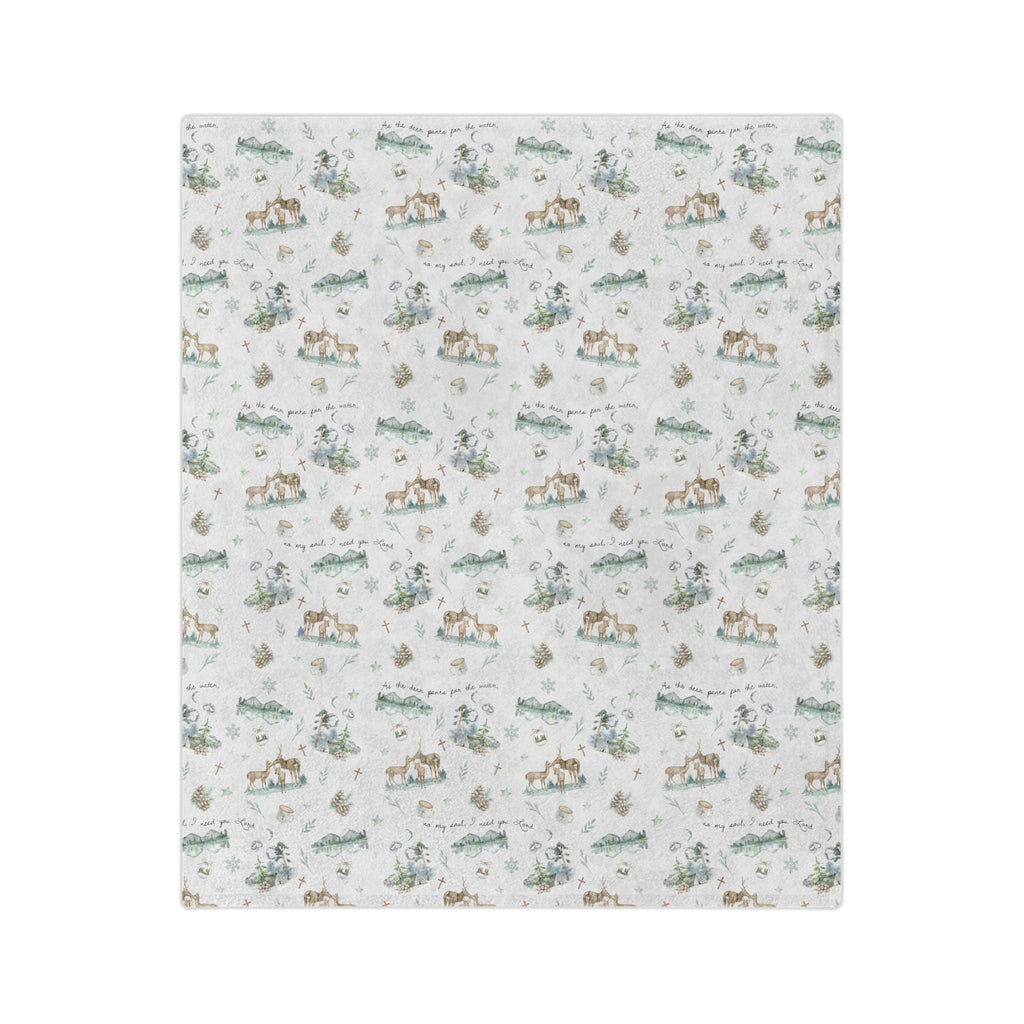 My Soul Longs Minky Blanket - Two & Gathered