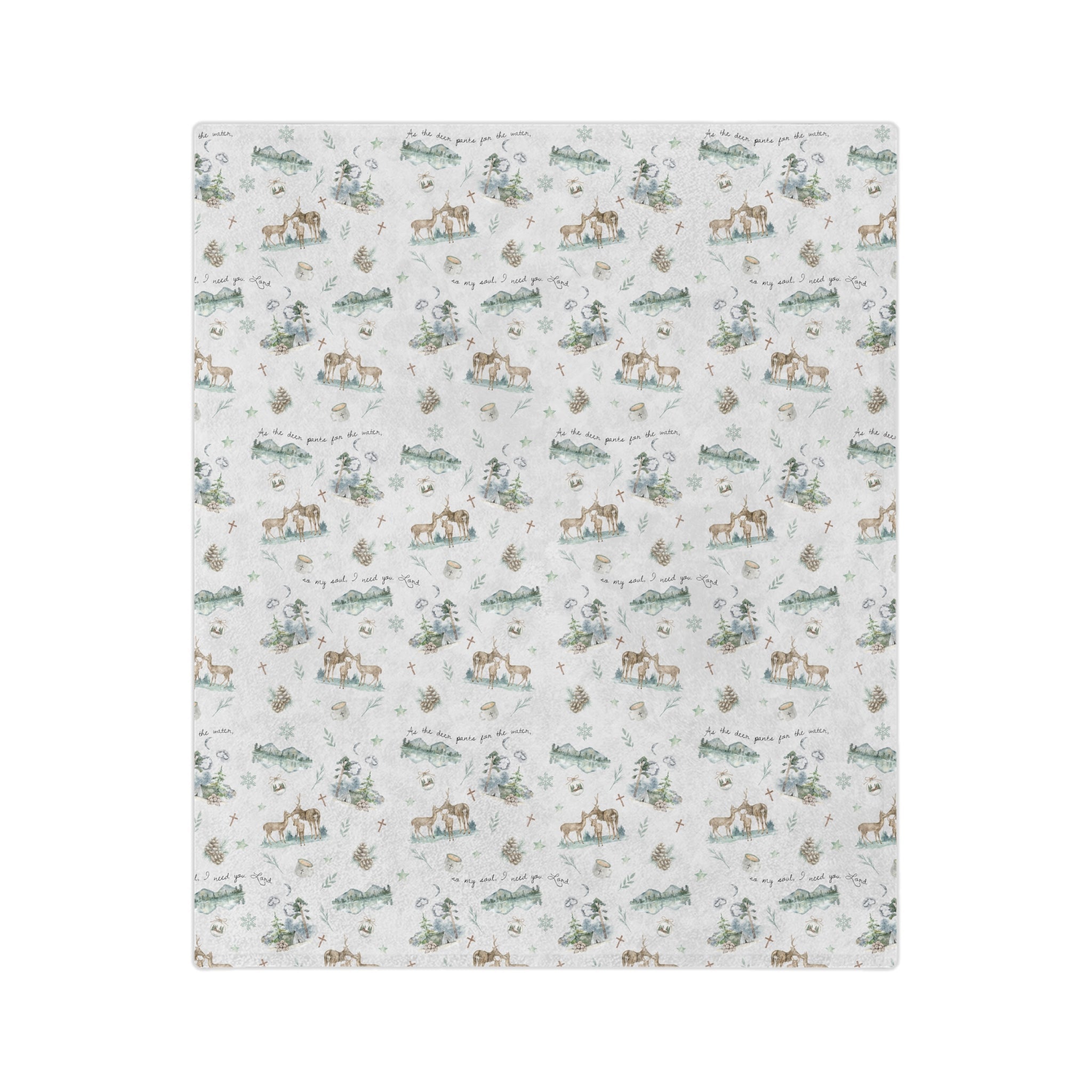My Soul Longs Minky Blanket - Two & Gathered