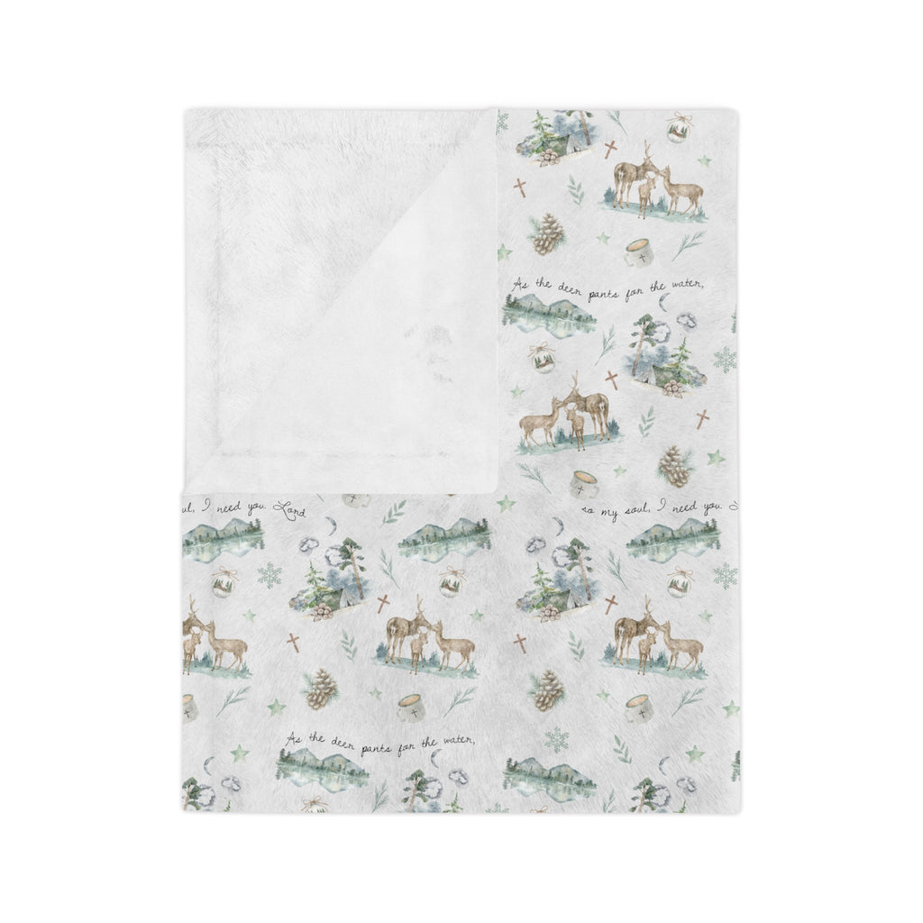 My Soul Longs Minky Blanket - Two & Gathered