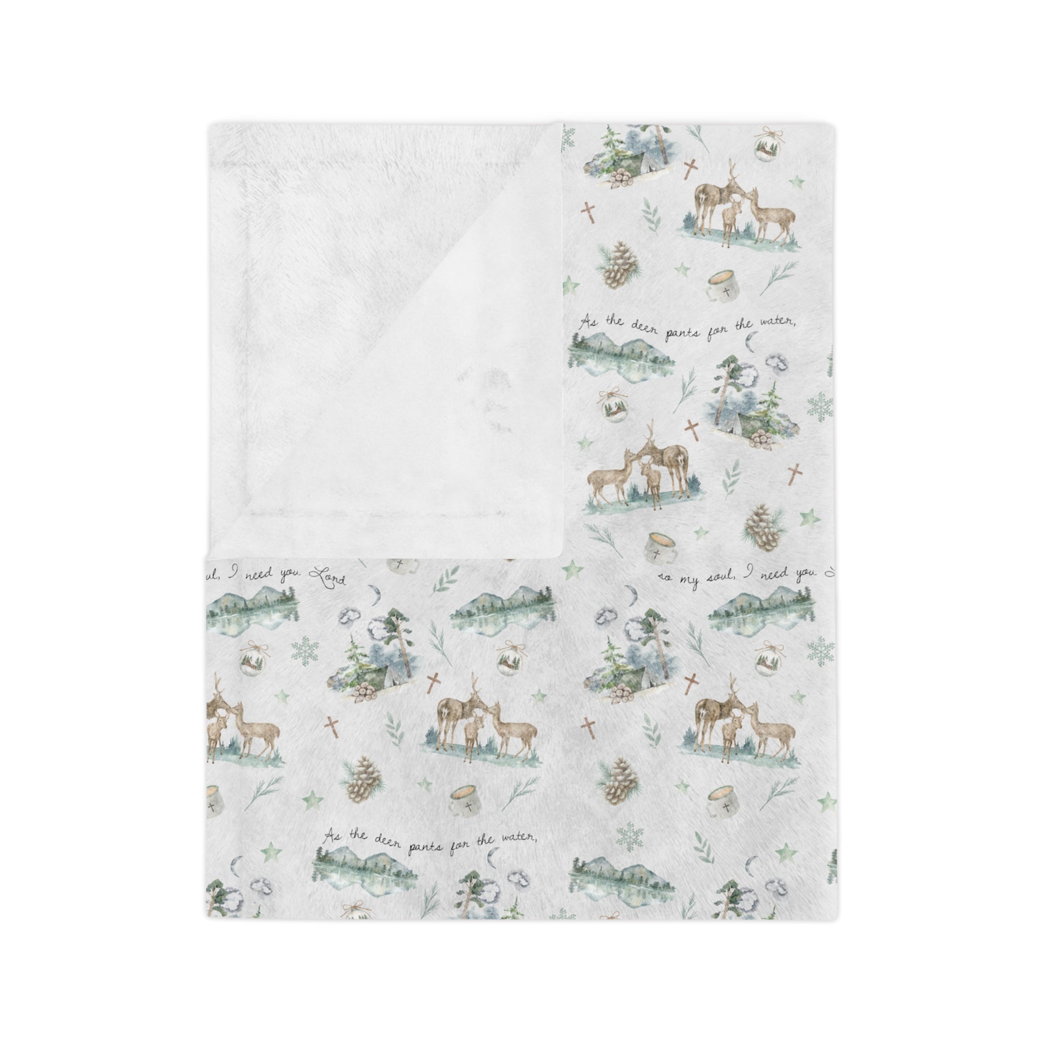 My Soul Longs Minky Blanket - Two & Gathered