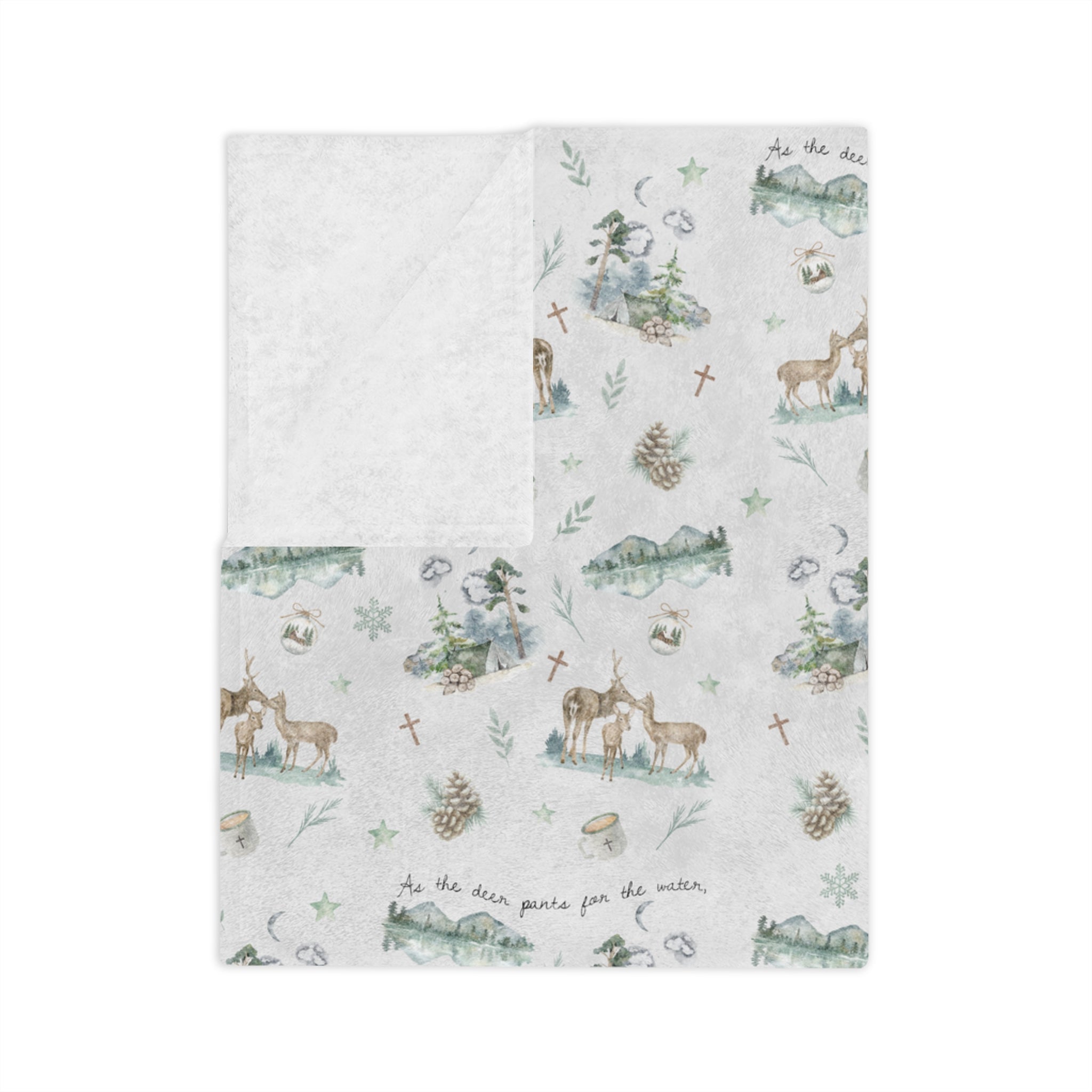 My Soul Longs Minky Blanket - Two & Gathered