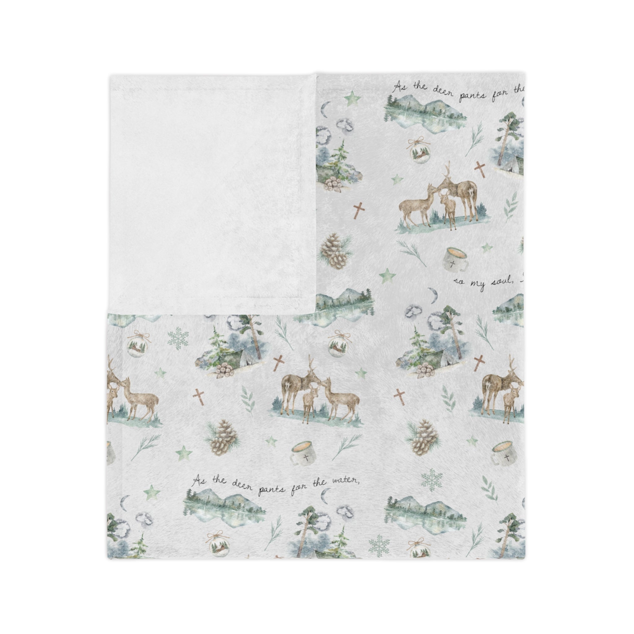 My Soul Longs Minky Blanket - Two & Gathered