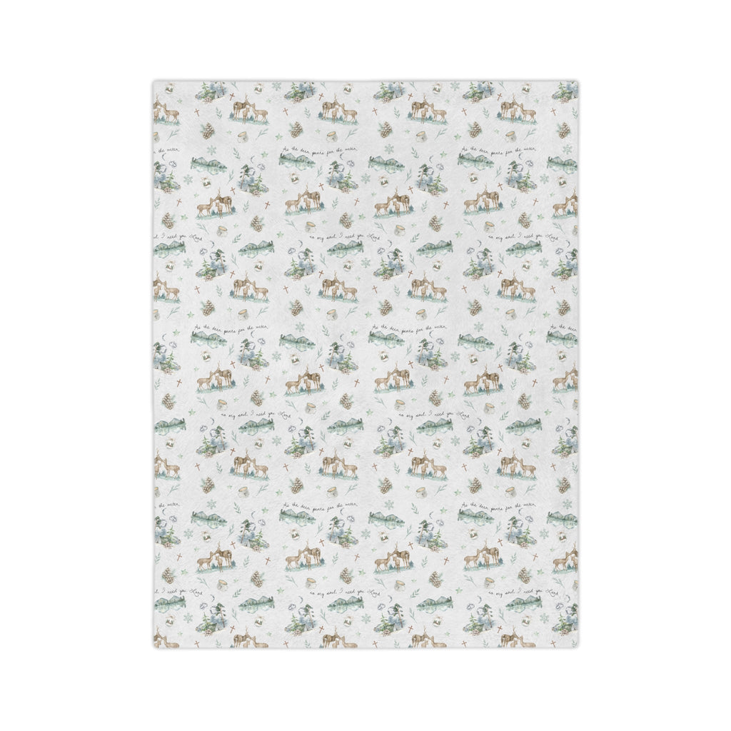 My Soul Longs Minky Blanket - Two & Gathered