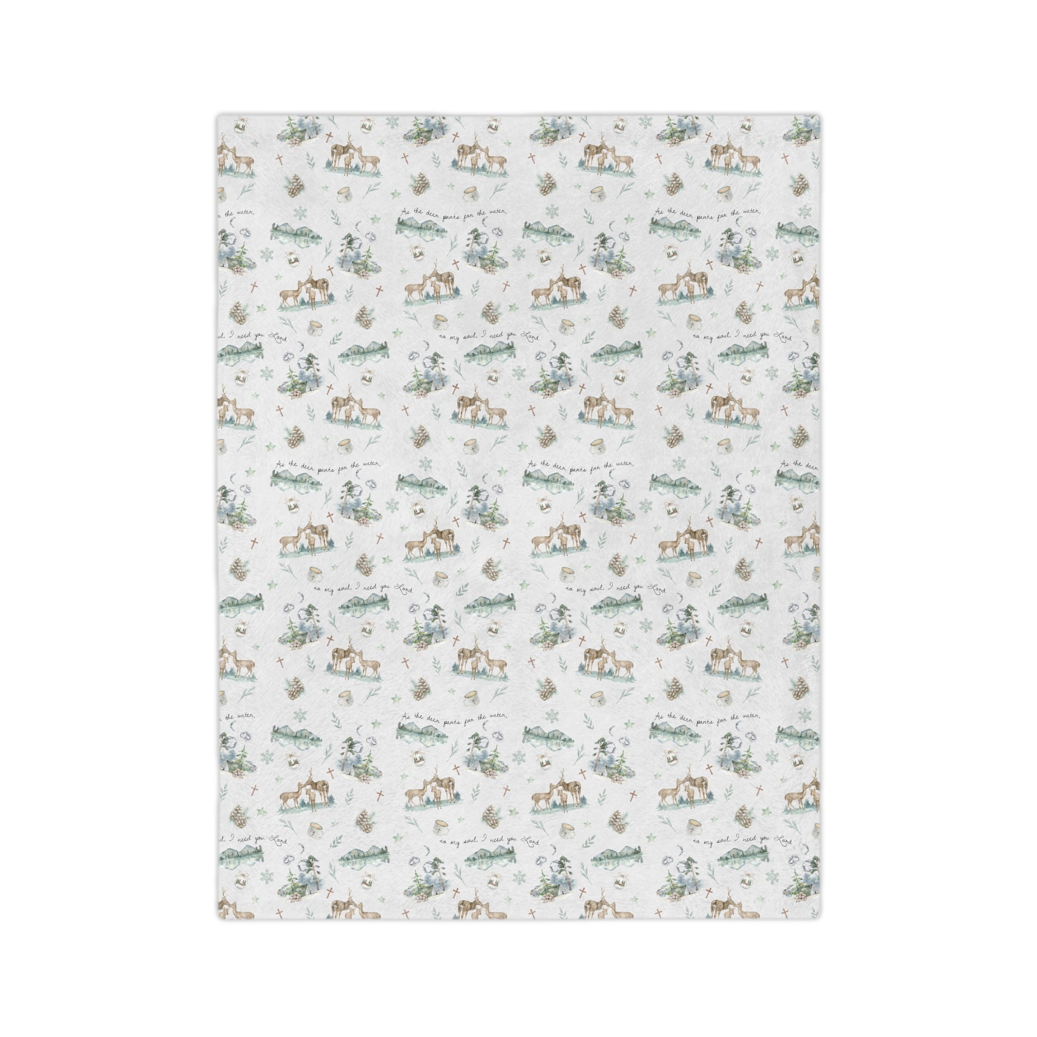 My Soul Longs Minky Blanket - Two & Gathered