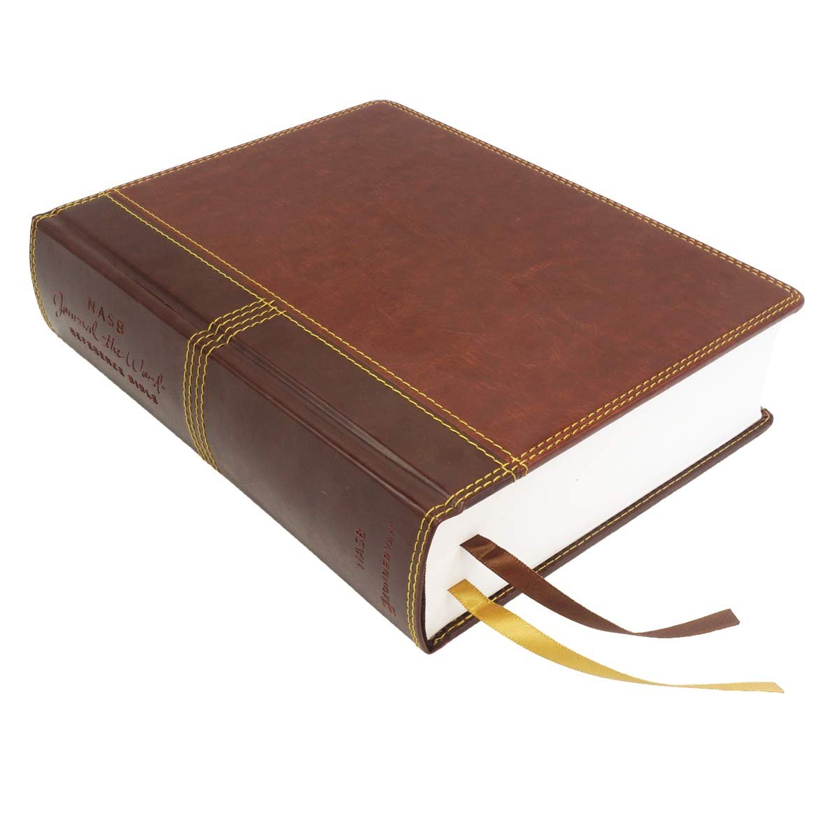 NASB, Journal the Word Reference Bible, Leathersoft over Boa - Two & Gathered