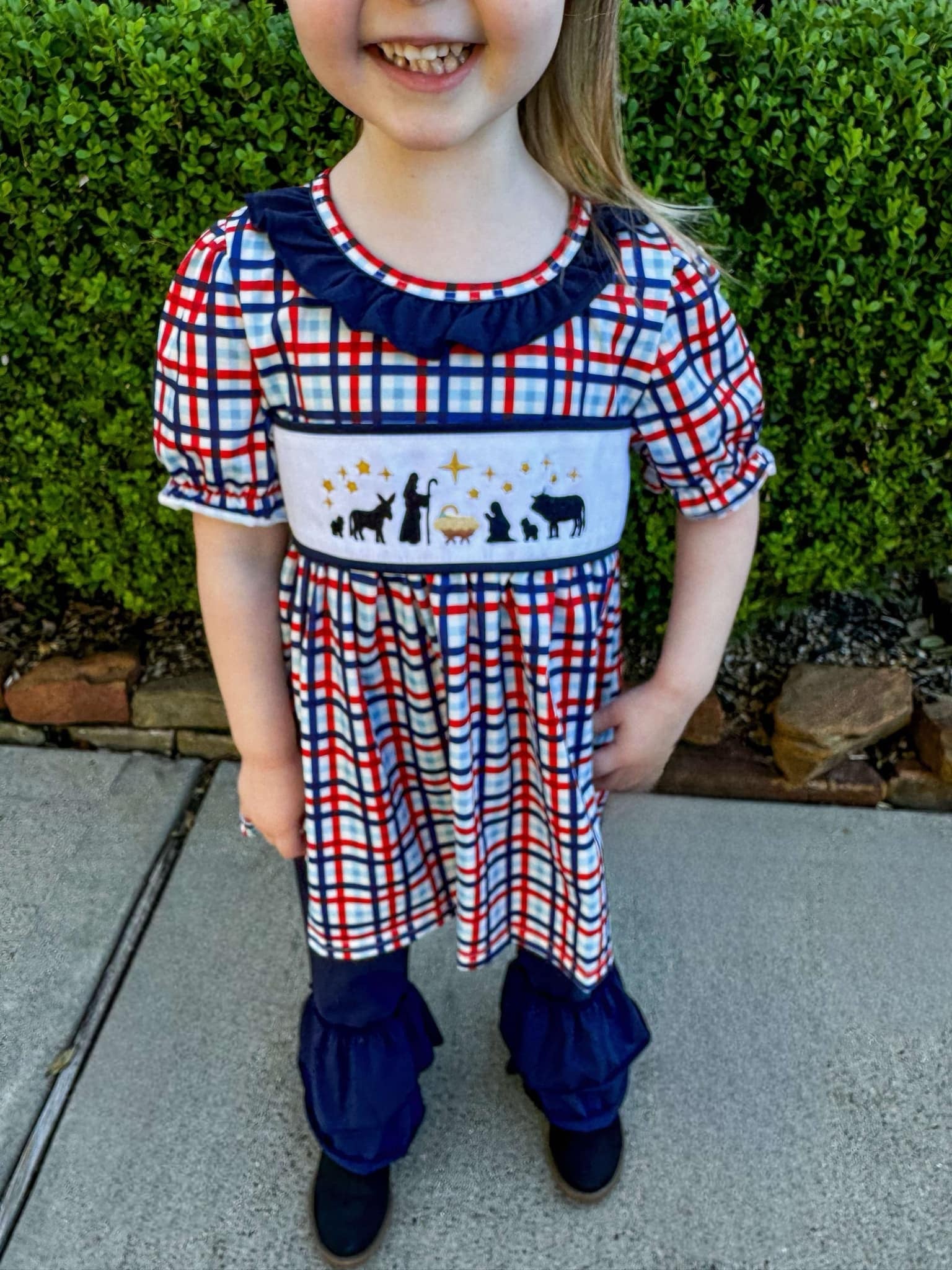 Nativity plaid set - Two & Gathered