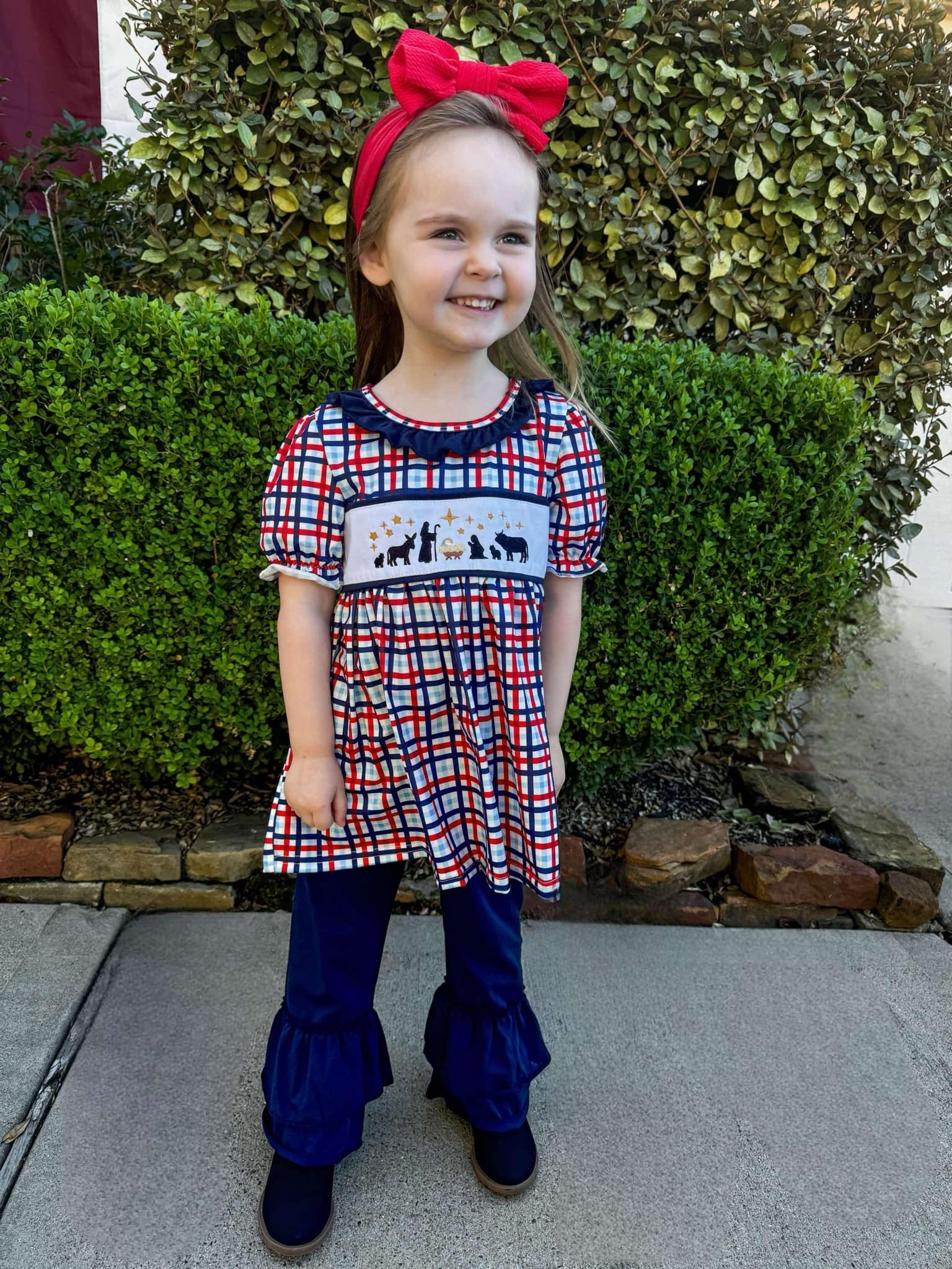 Nativity plaid set - Two & Gathered