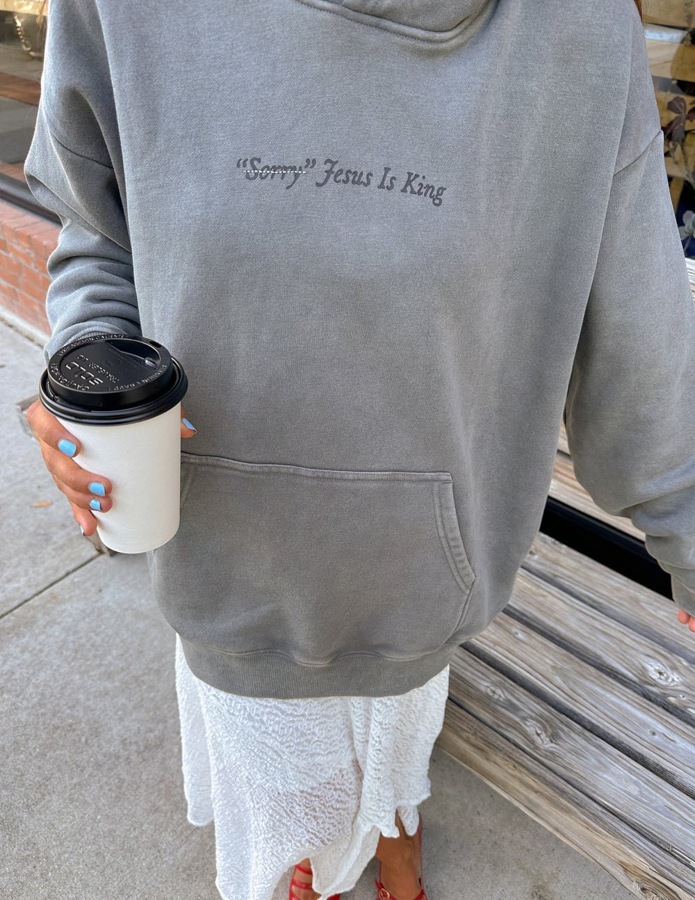 Not Sorry Jesus Is King Unisex Hoodie - Two & Gathered