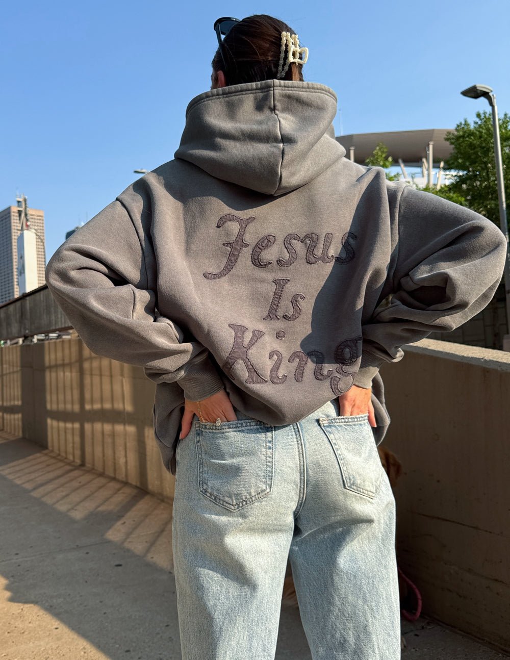 Not Sorry Jesus Is King Unisex Hoodie - Two & Gathered