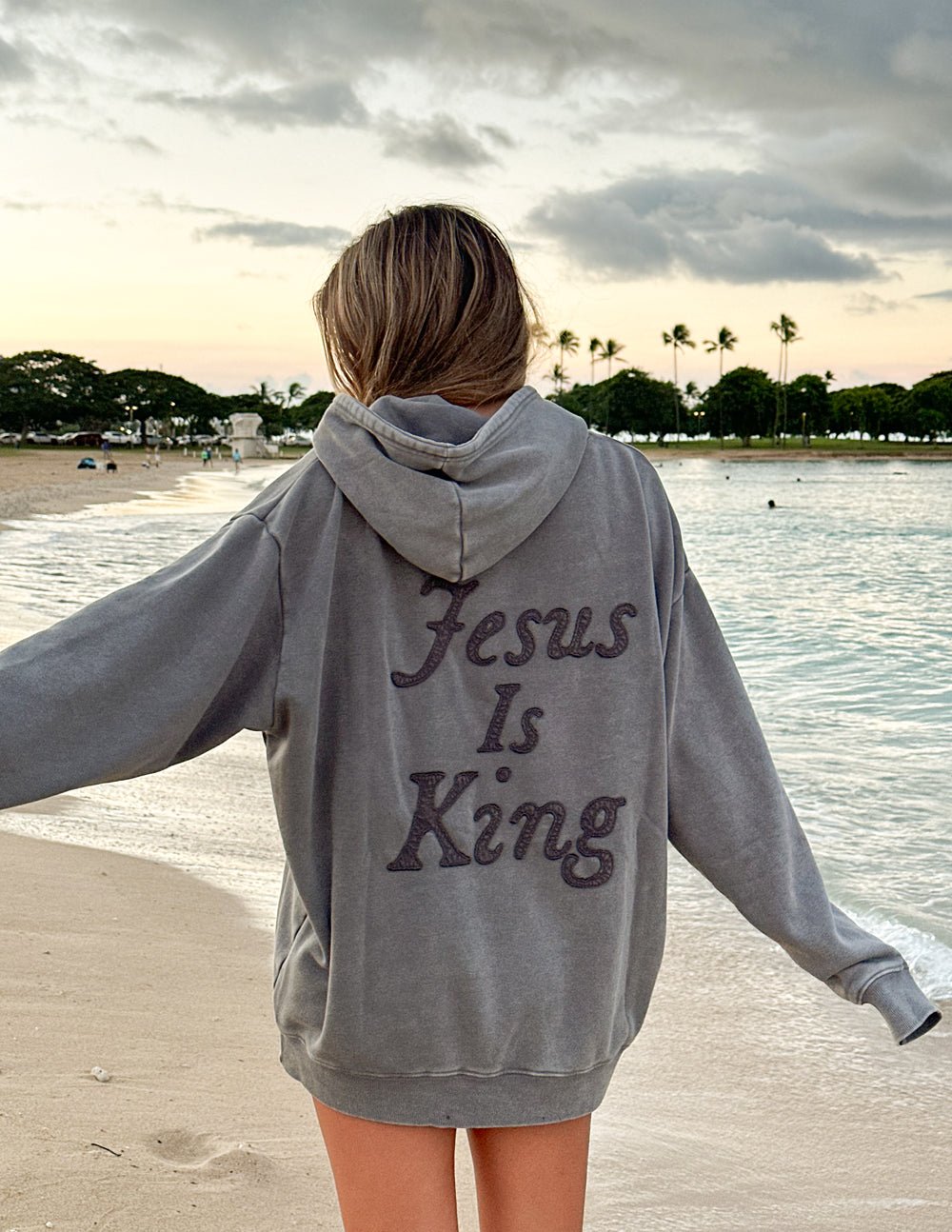 Not Sorry Jesus Is King Unisex Hoodie - Two & Gathered