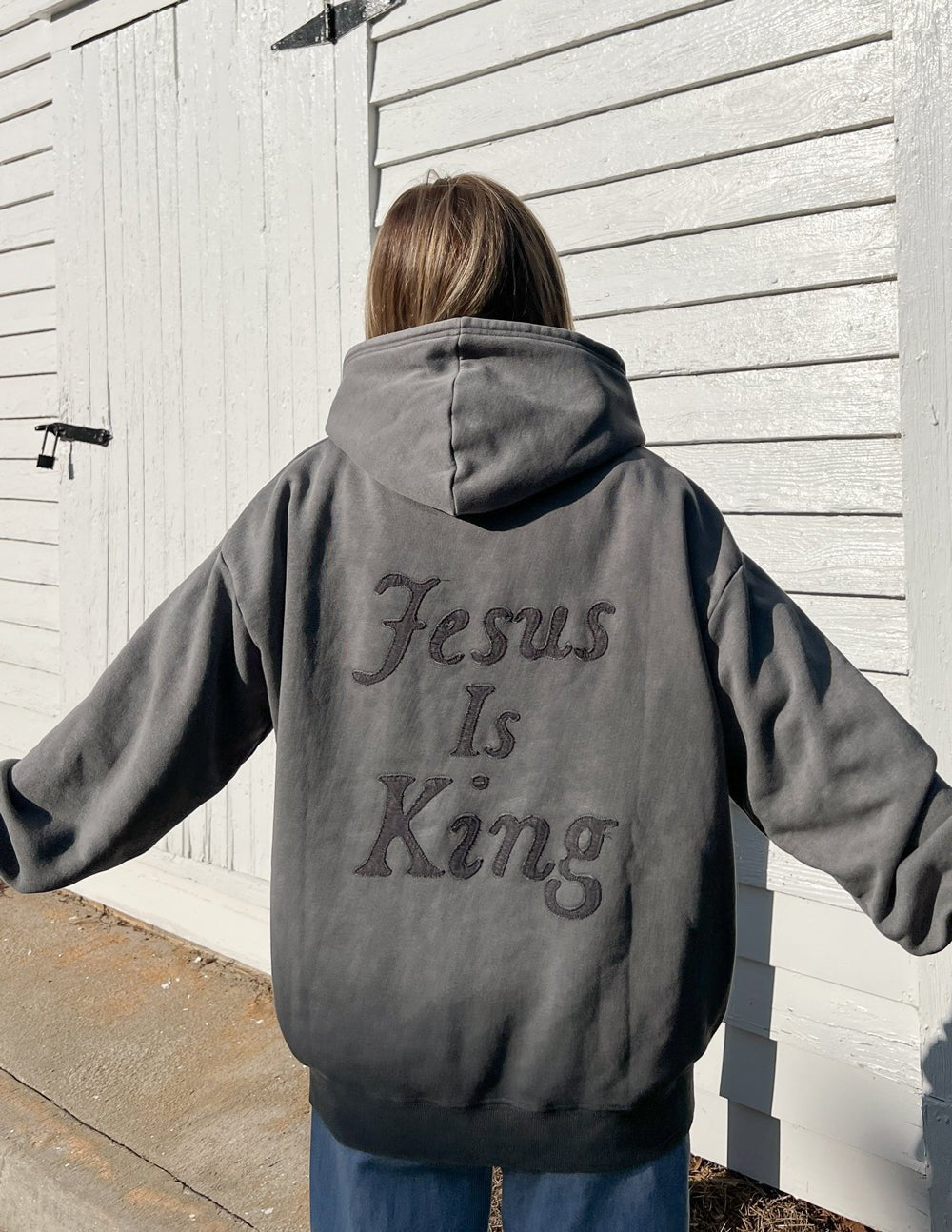 Not Sorry Jesus Is King Unisex Hoodie - Two & Gathered