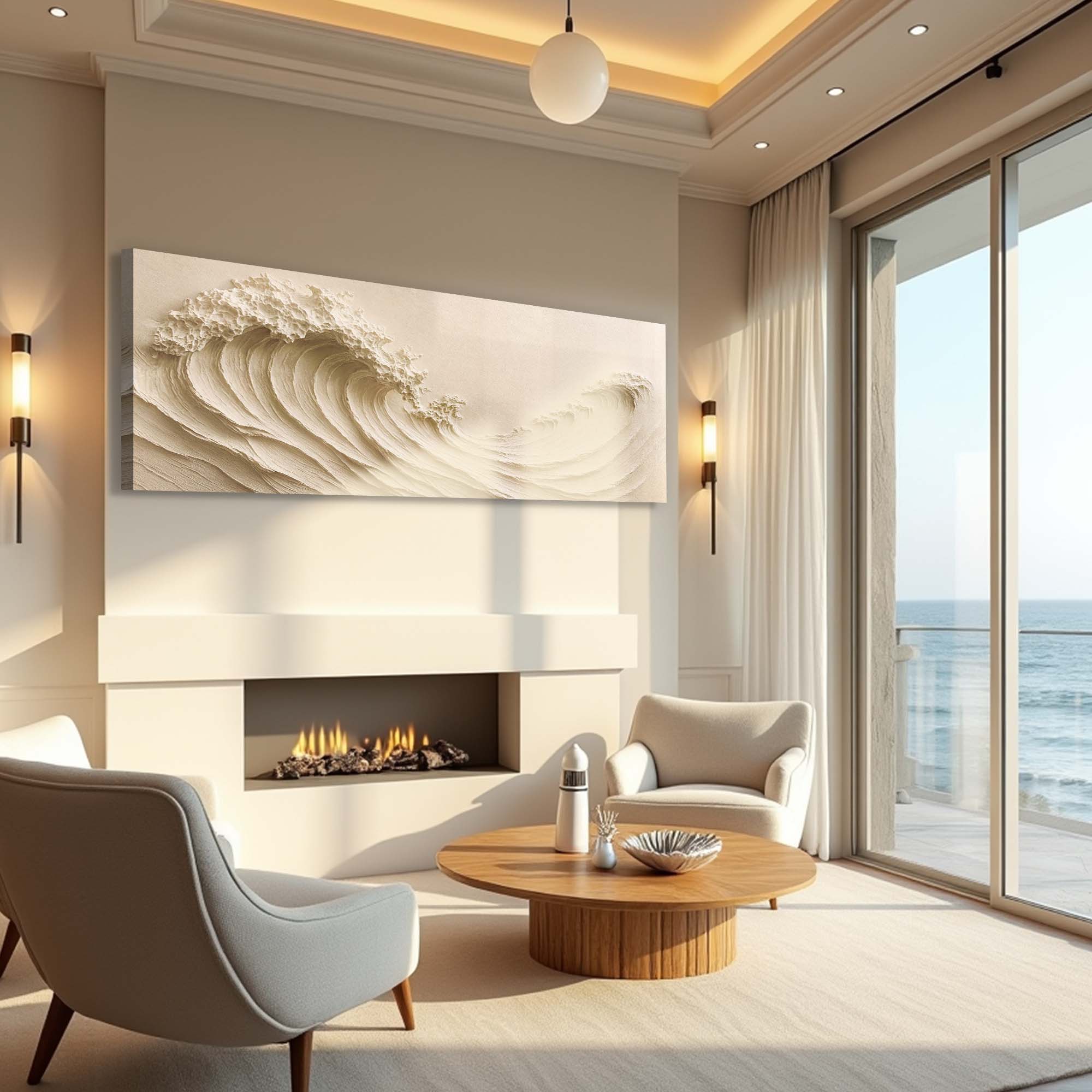Ocean Wave Seascape Wall Art II - Two & Gathered
