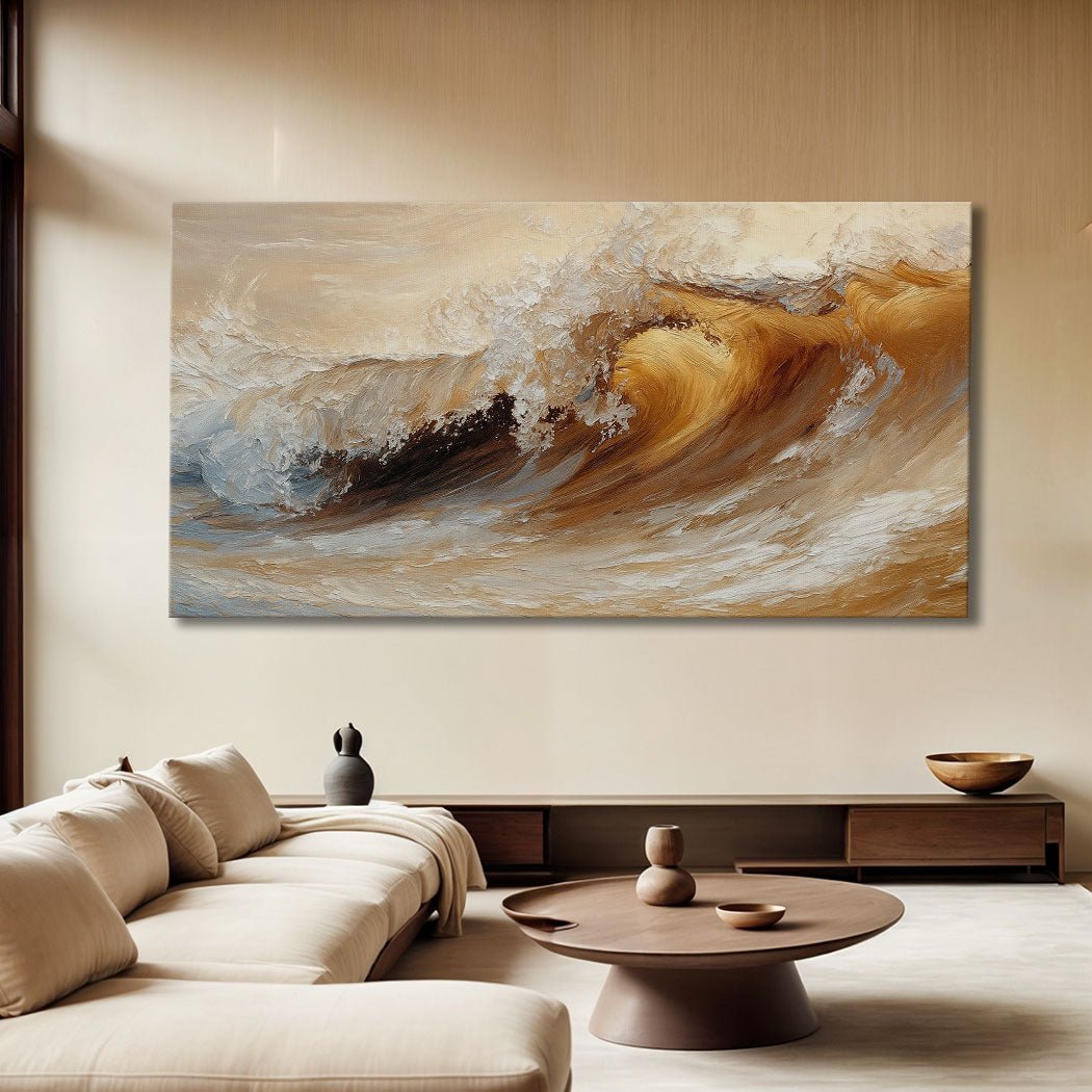 Ocean Wave Seascape Wall Art III - Two & Gathered