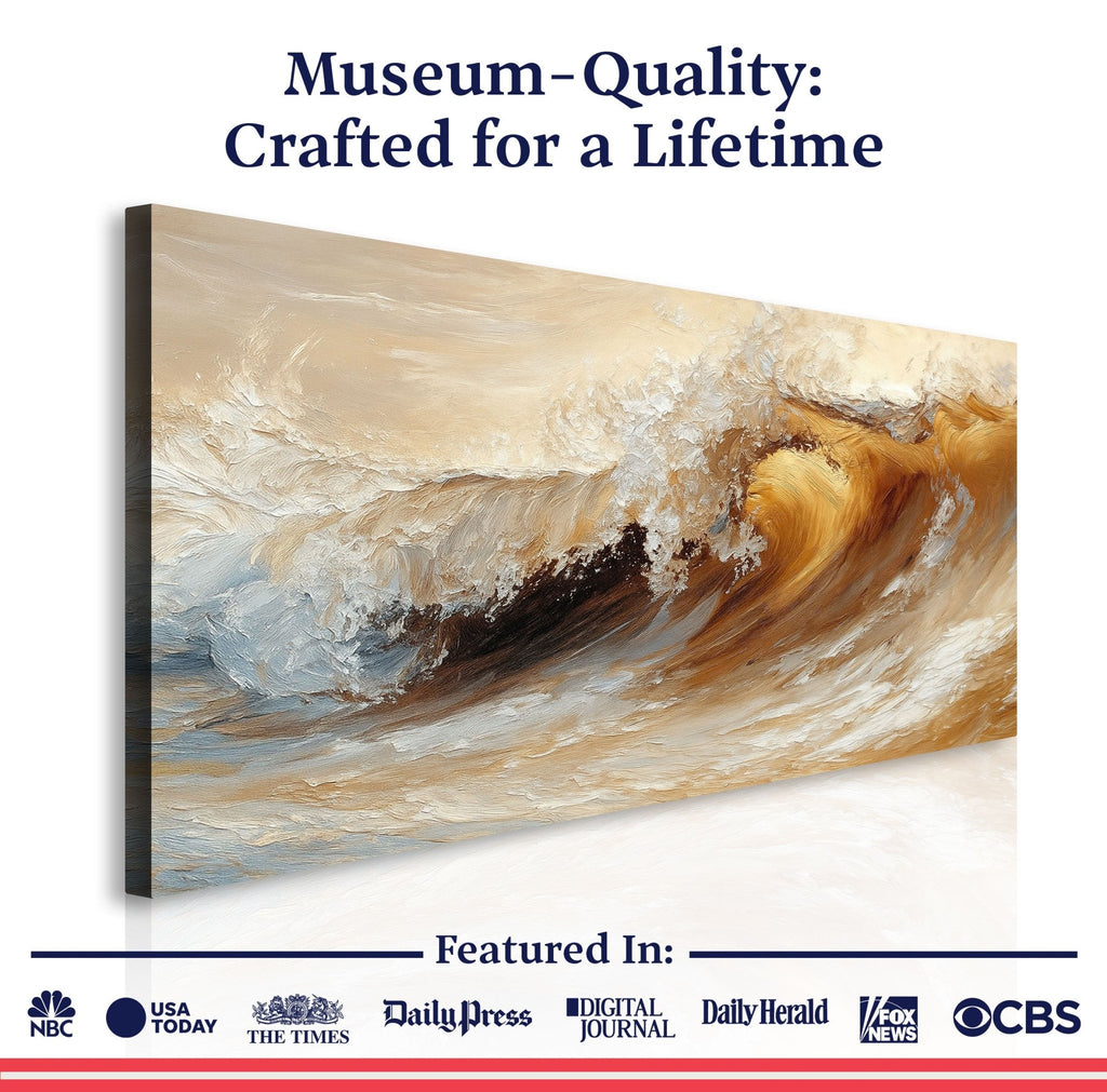 Ocean Wave Seascape Wall Art III - Two & Gathered