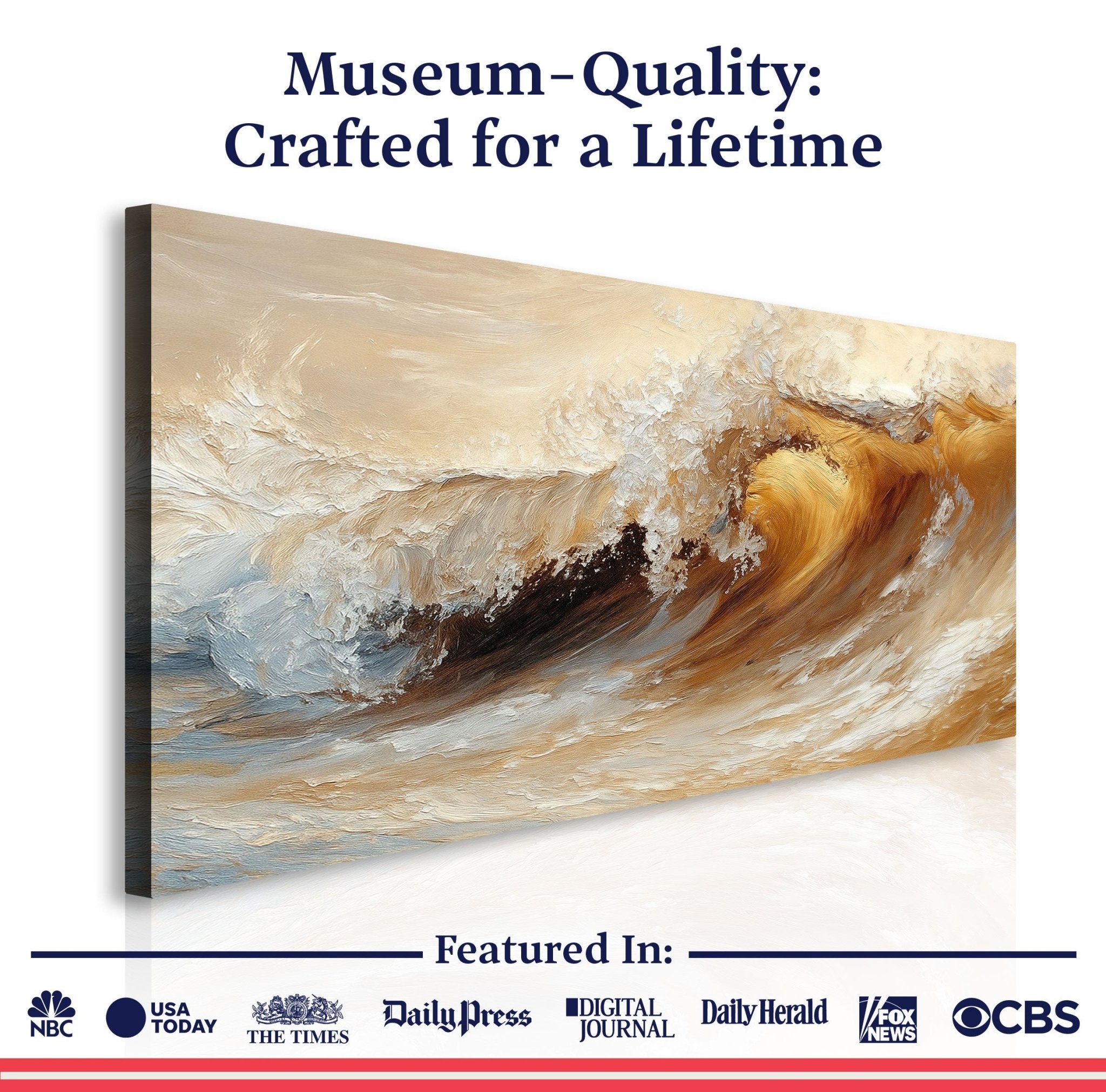 Ocean Wave Seascape Wall Art III - Two & Gathered