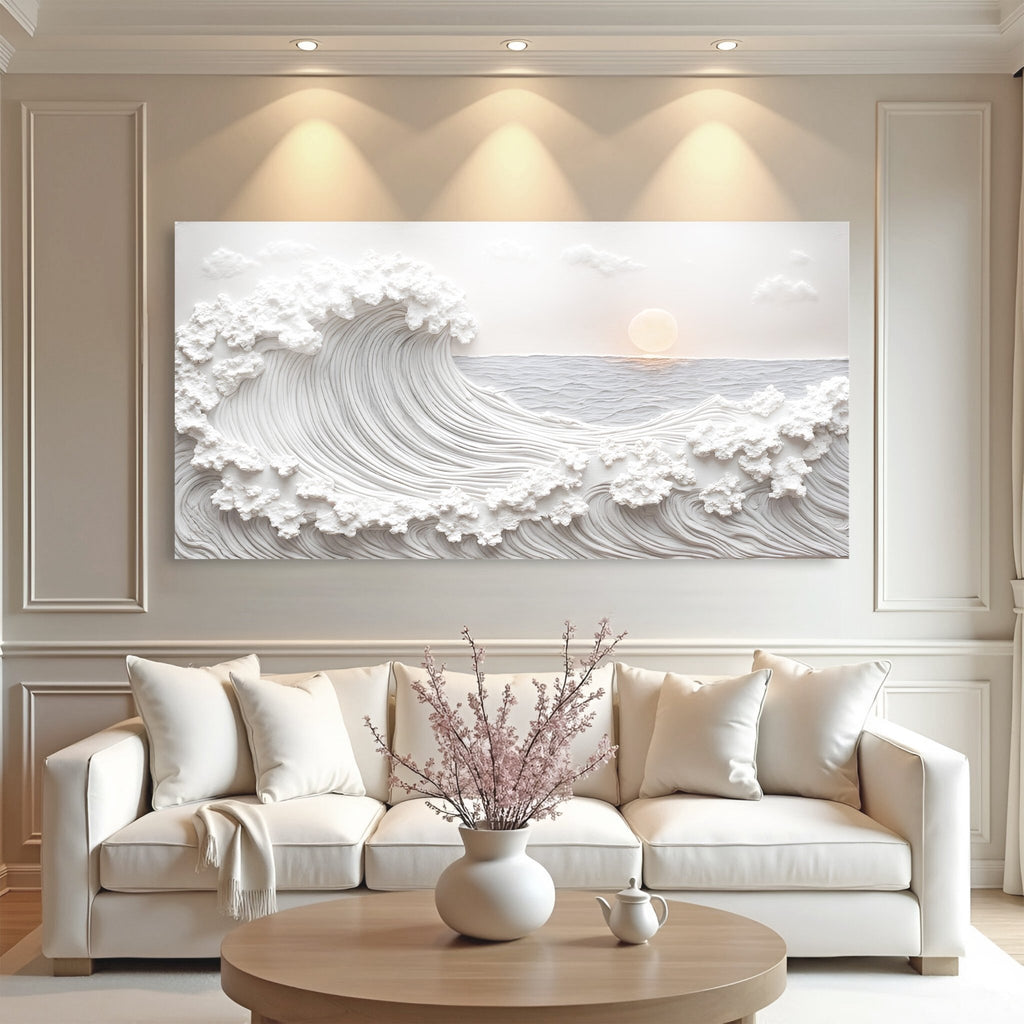 Ocean Waves Abstract Wall Art - Two & Gathered