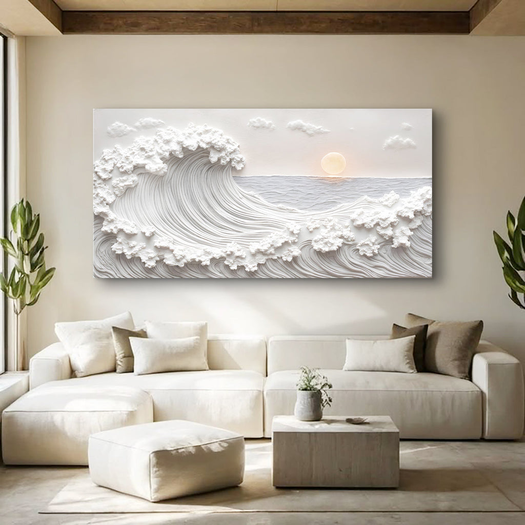 Ocean Waves Abstract Wall Art - Two & Gathered
