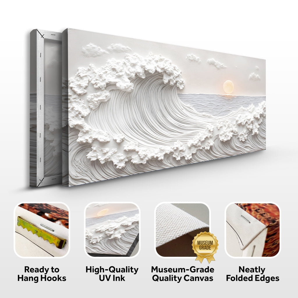 Ocean Waves Abstract Wall Art - Two & Gathered