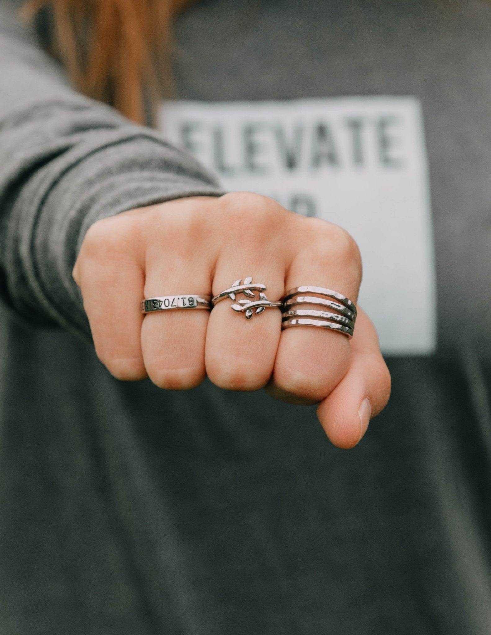 Olive Branch Ring - Two & Gathered
