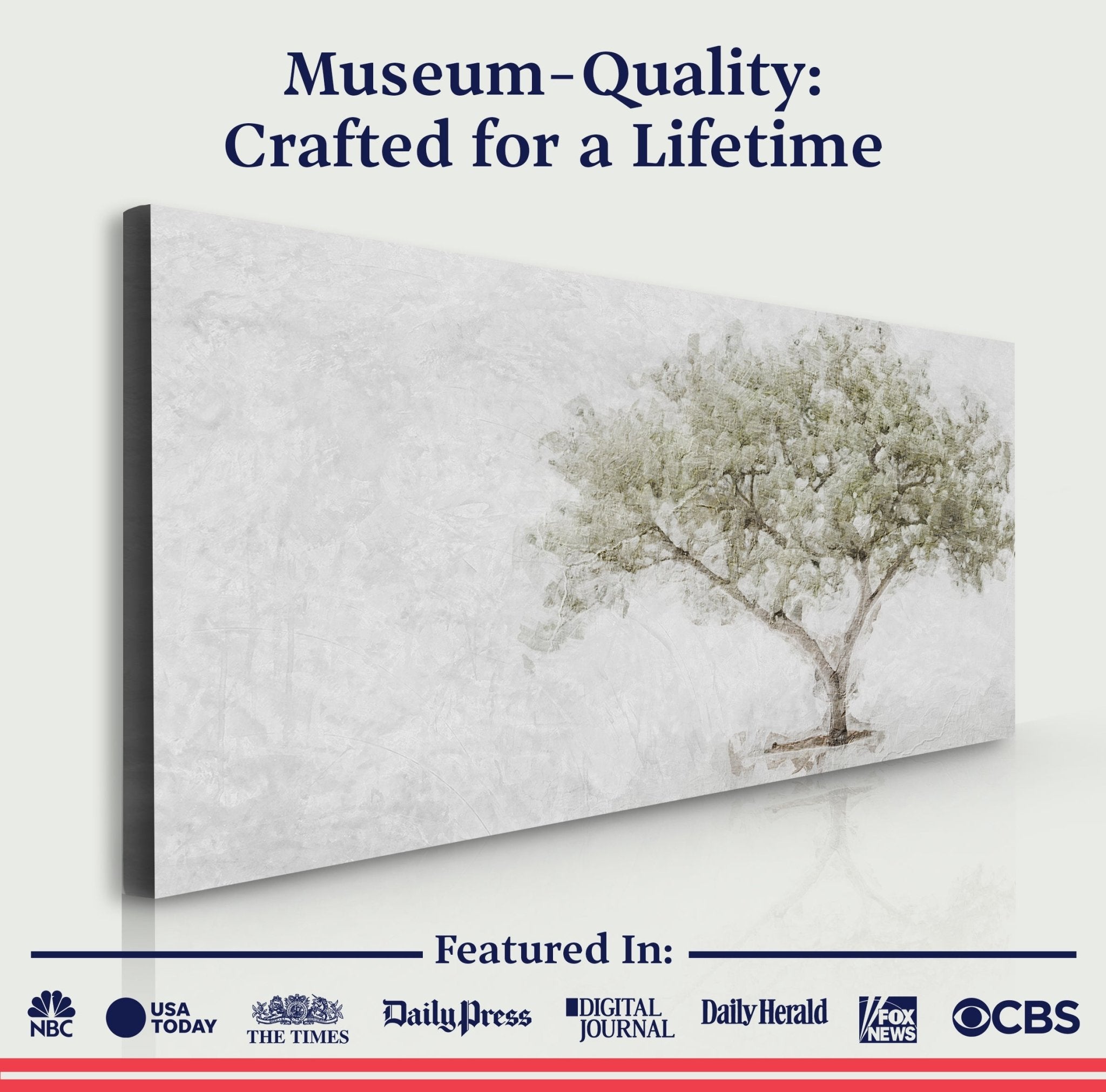 Olive Tree Faith Wall Art - Two & Gathered