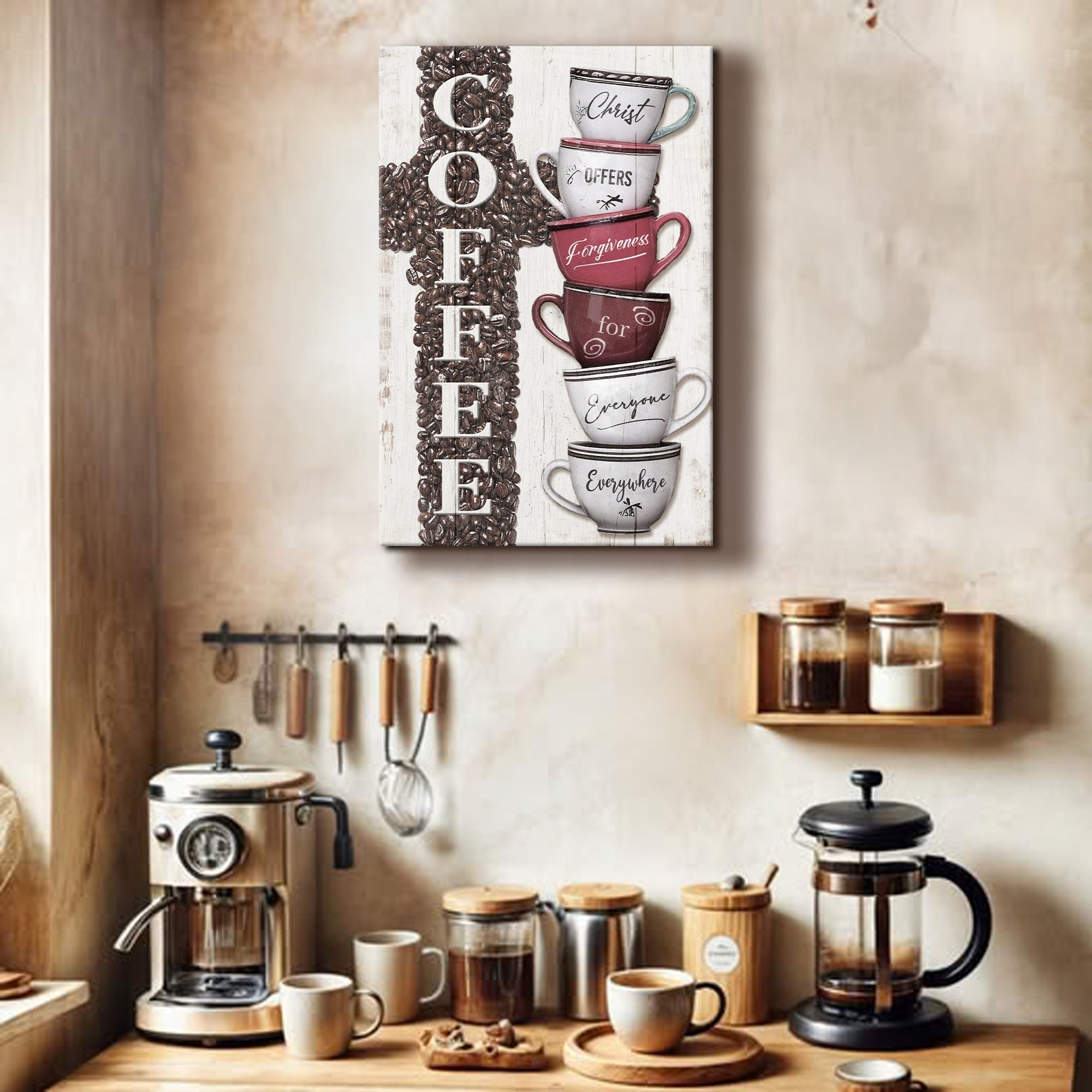 Our COFFEE Faith Sign IV - Two & Gathered