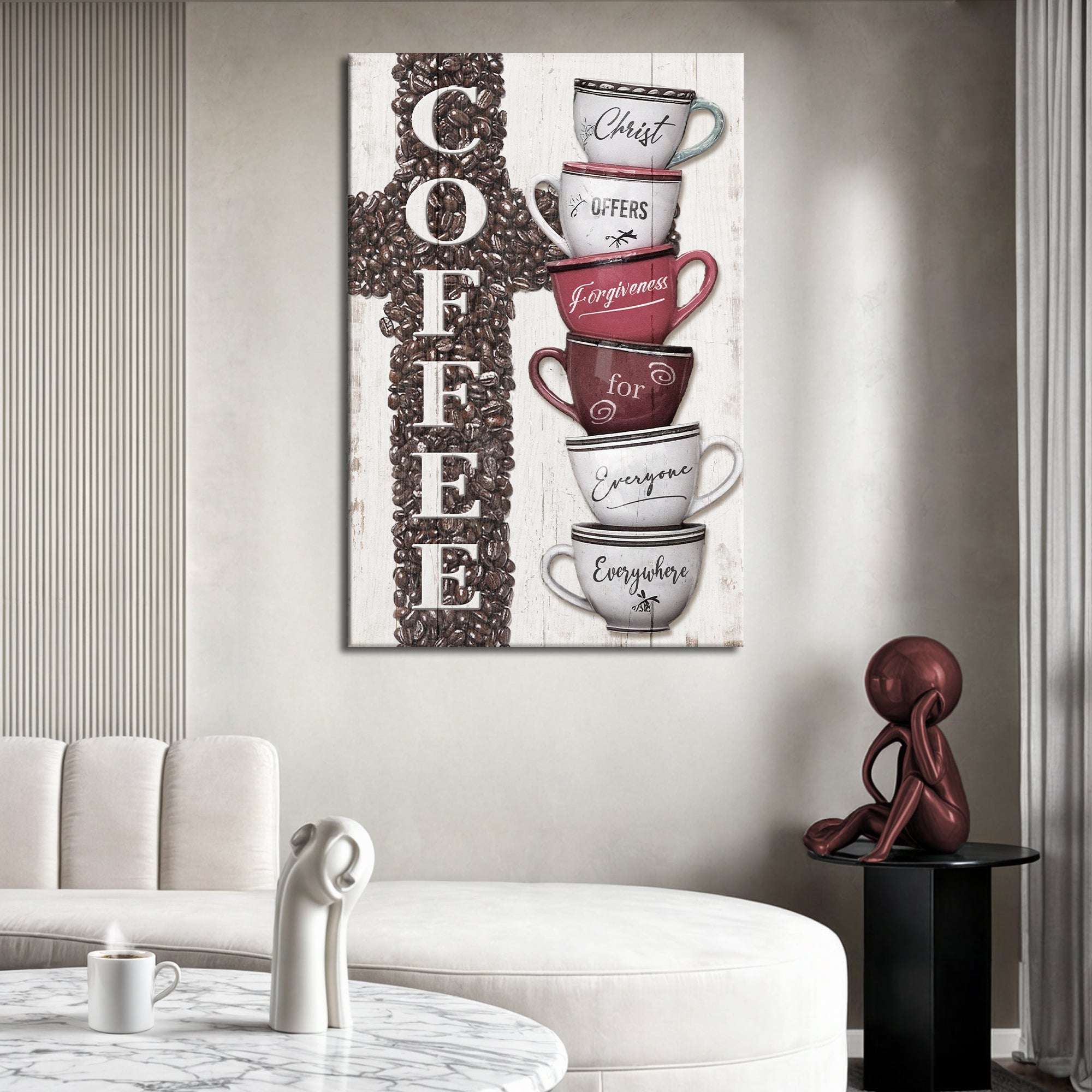 Our COFFEE Faith Sign IV - Two & Gathered