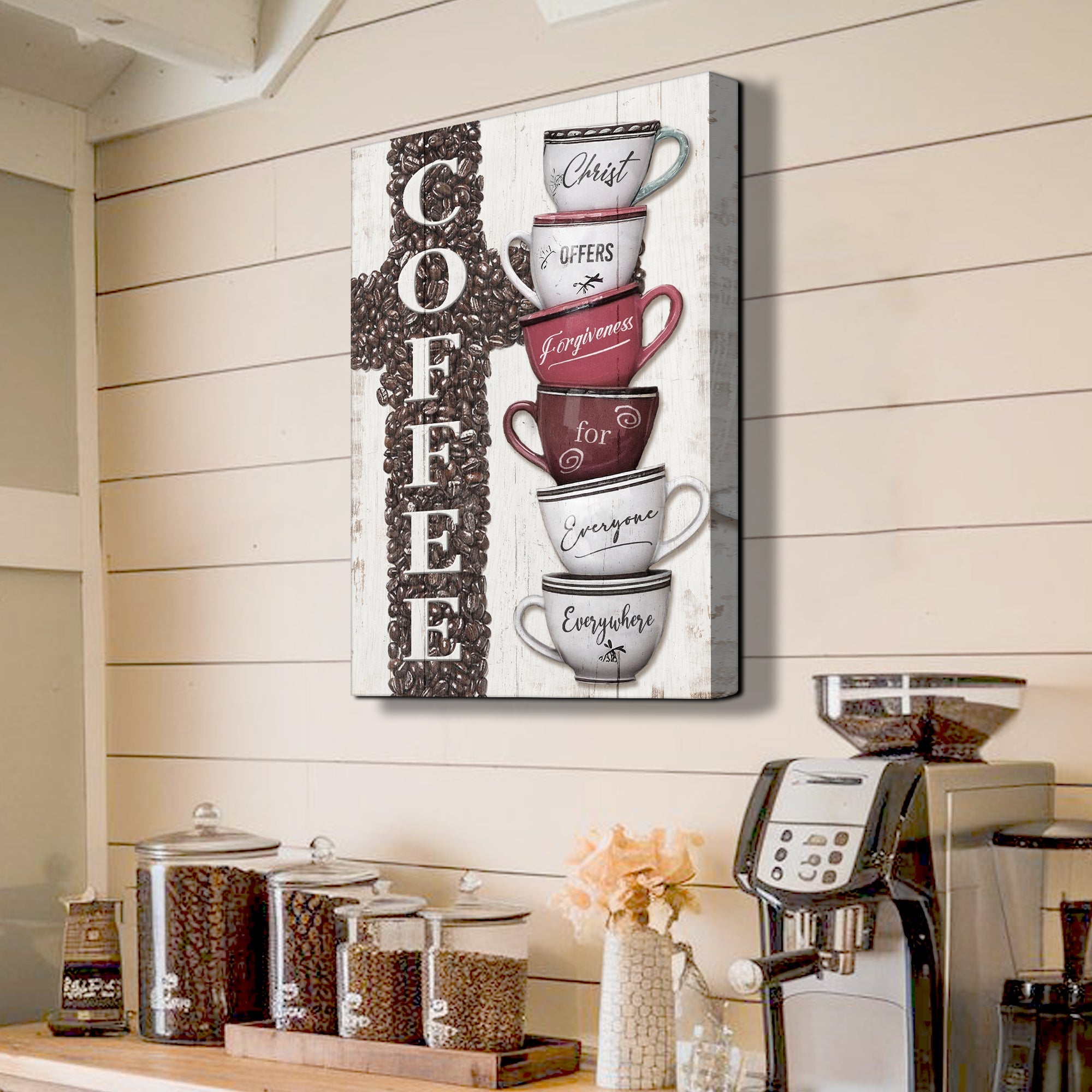 Our COFFEE Faith Sign IV - Two & Gathered