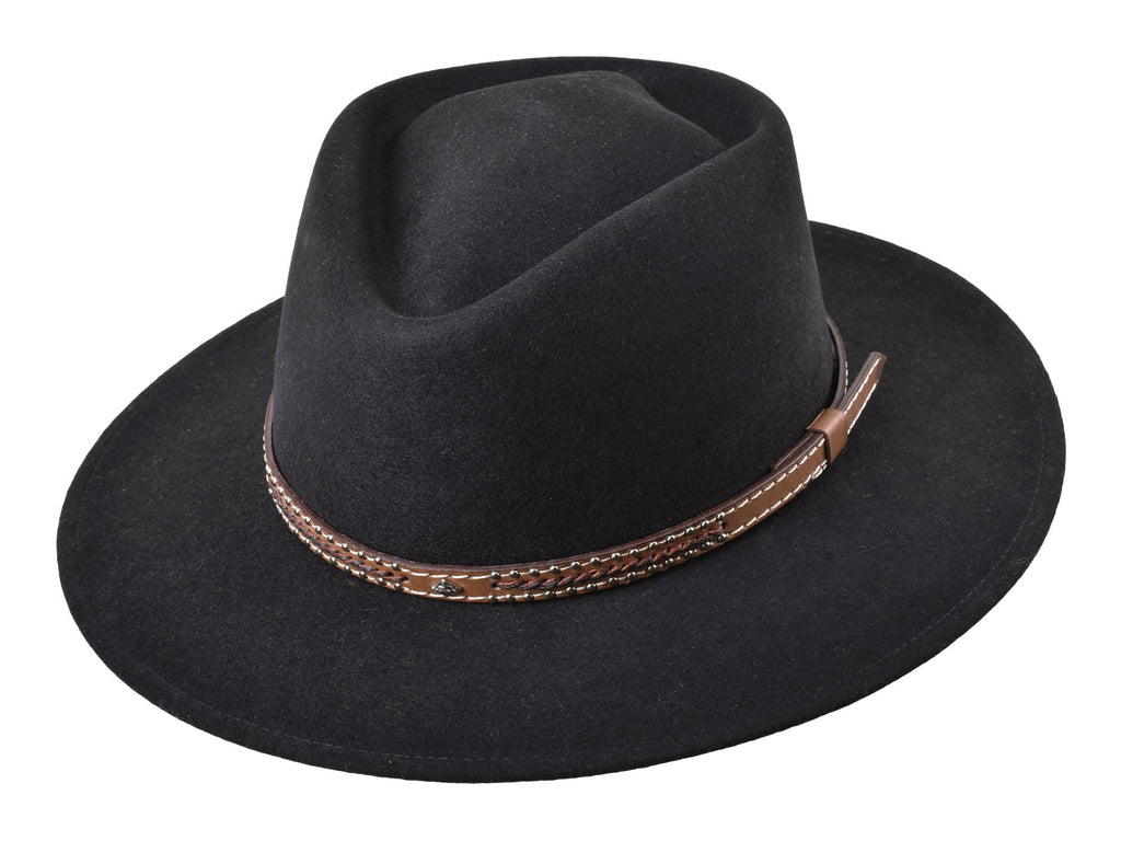 Outdoor Merino Wool Felt Hat Rider - Two & Gathered